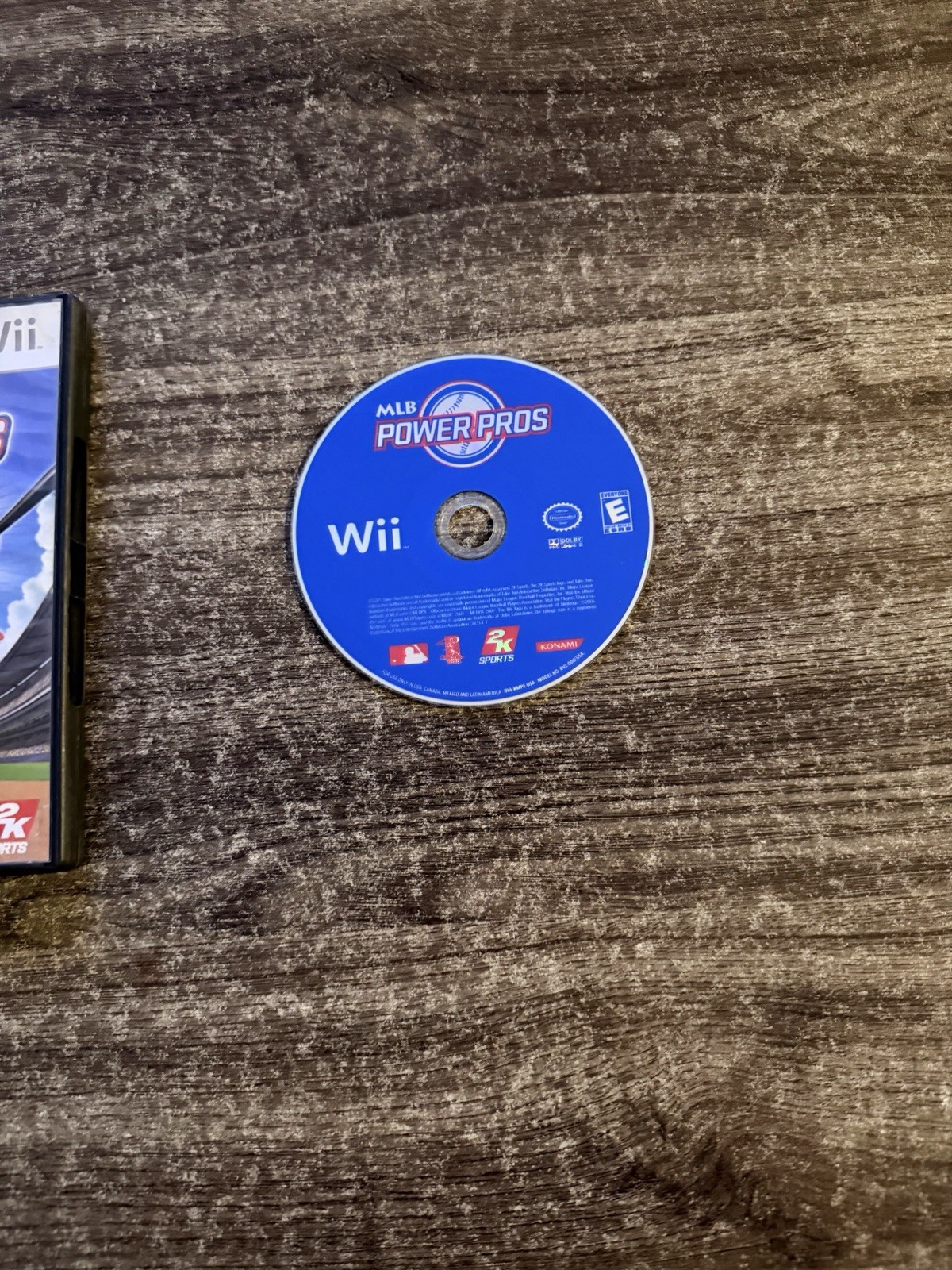 MLB Power Pros (Nintendo Wii, 2007) No Manual! Tested & Working!