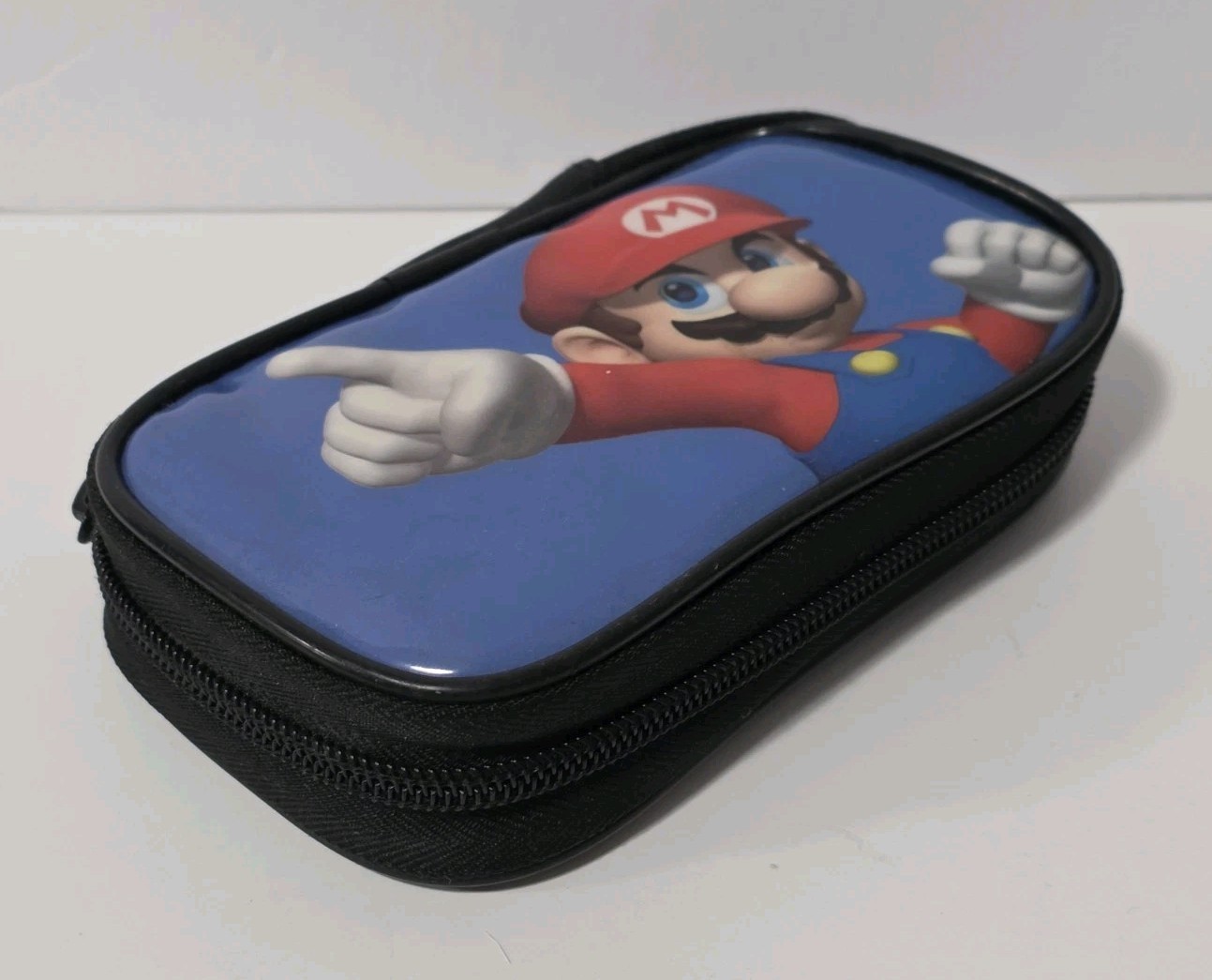 Official Nintendo Mario DS Carrying Case Travel Bag Zipper BD&A Vintage