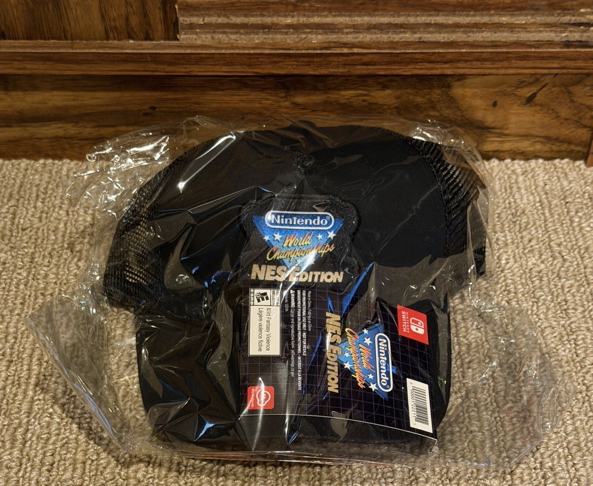 Nintendo World Championships NES Edition Trucker Hat My Nintendo Rewards New
