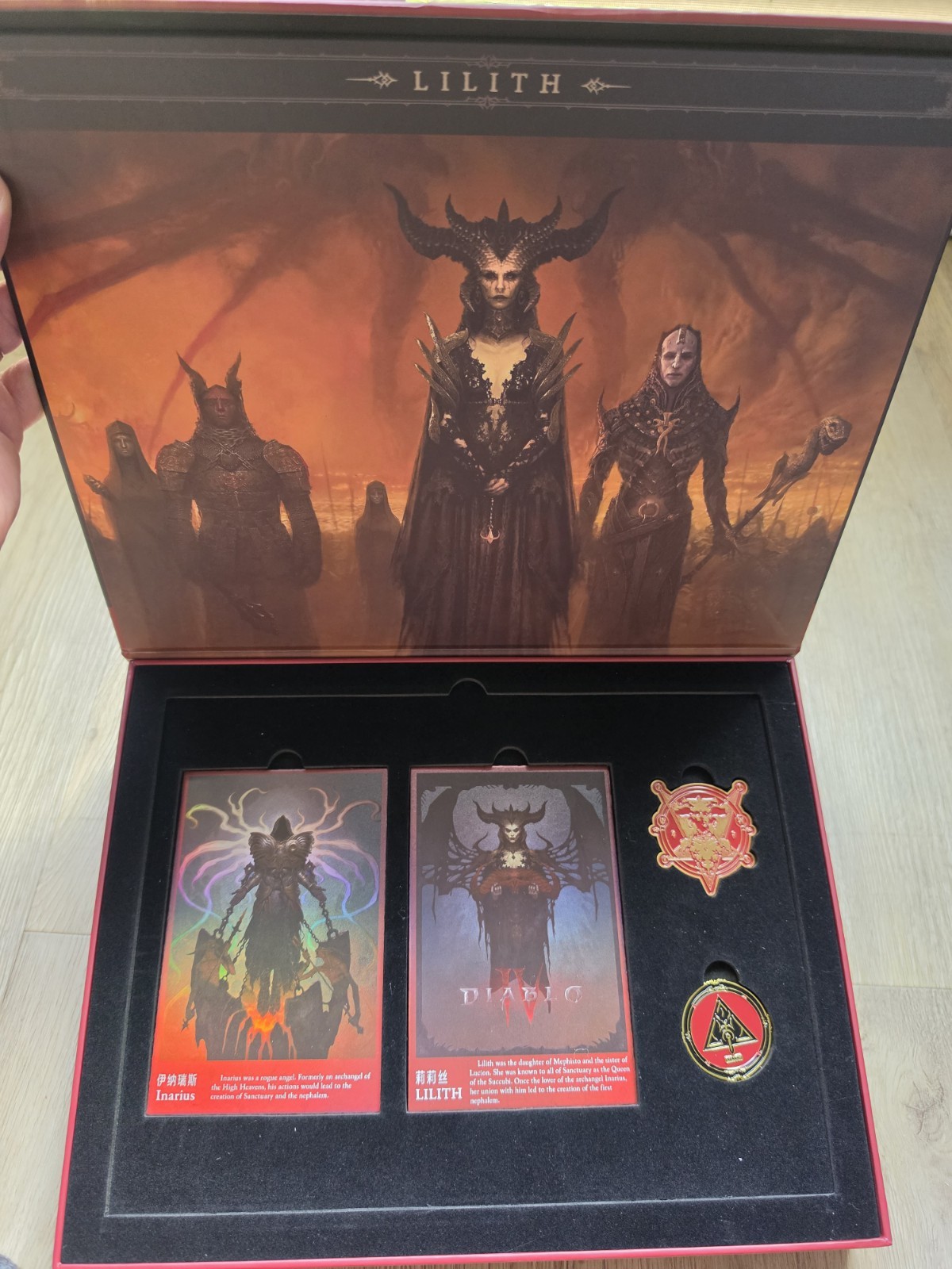 Diablo 4 IV 30th Anniversary Box Blizzard Gear Store China Magnet Coin Stamps