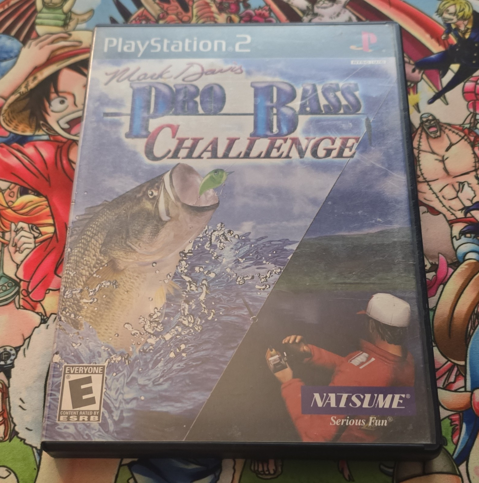 Natsume Mark Davis Pro Bass Challenge PS2 NTSC-U/C E Sports Fishing Manual Incl.