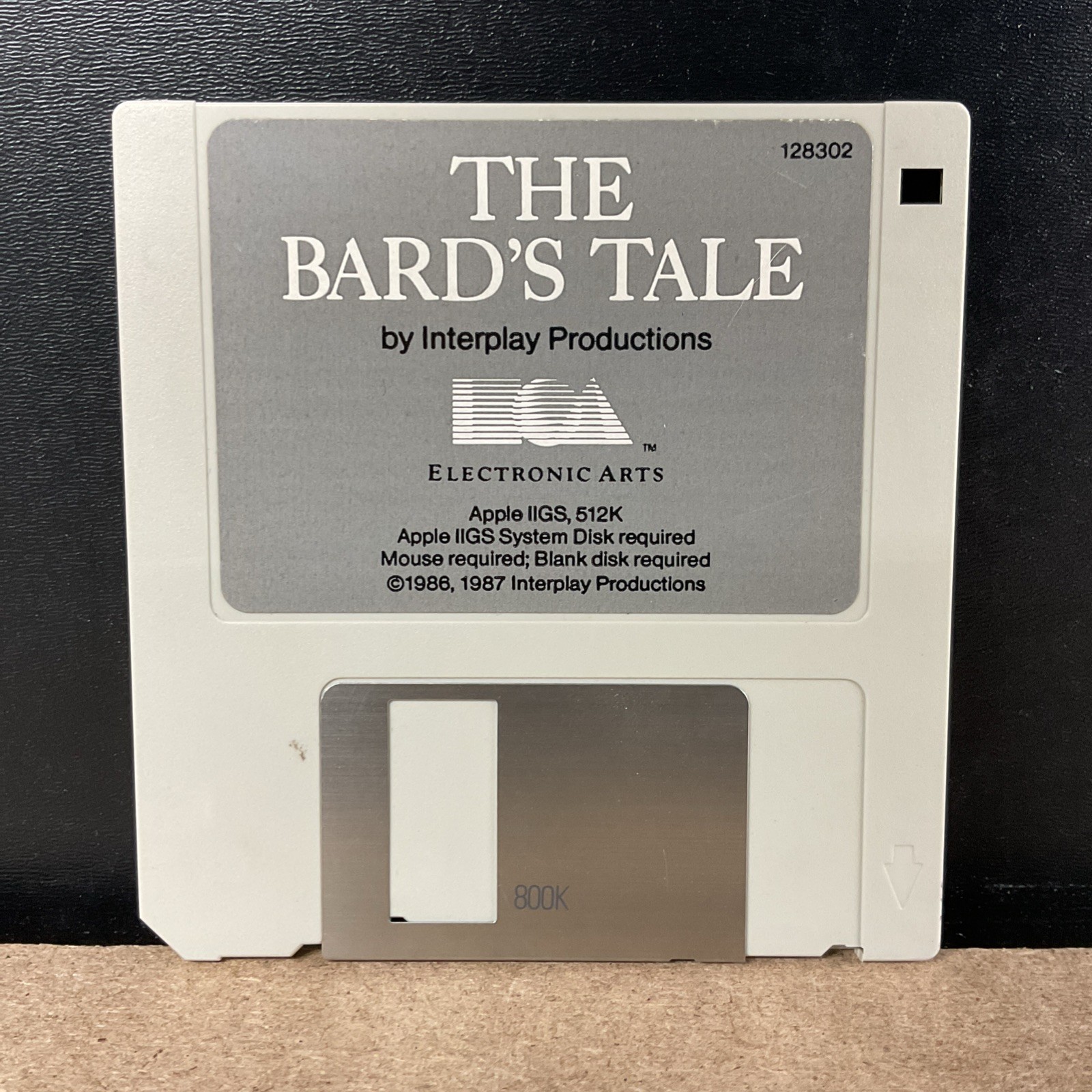 The Bard’s Tale Interplay Productions Apple IIGS 512K 1986 3.5 Inch Disk
