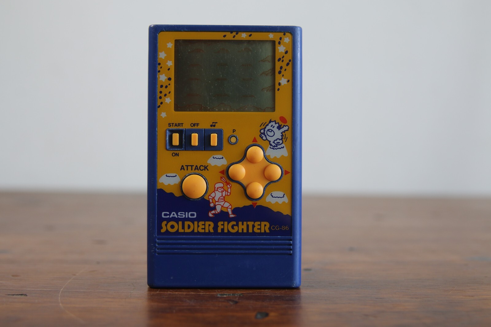 Vintage CASIO (SOLDIER FIGHTER) CG-86 Handheld LCD Game system 1984 – Argentina.