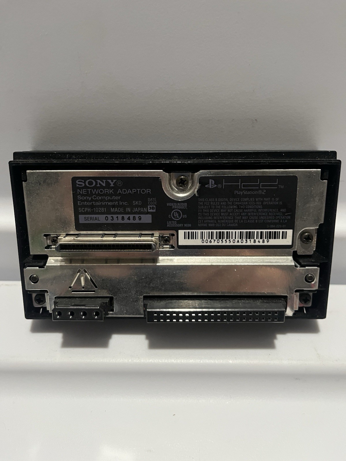 Sony PlayStation 2 PS2 Network Adapter SCPH-10281 OEM HDD LAN Adapter Tested