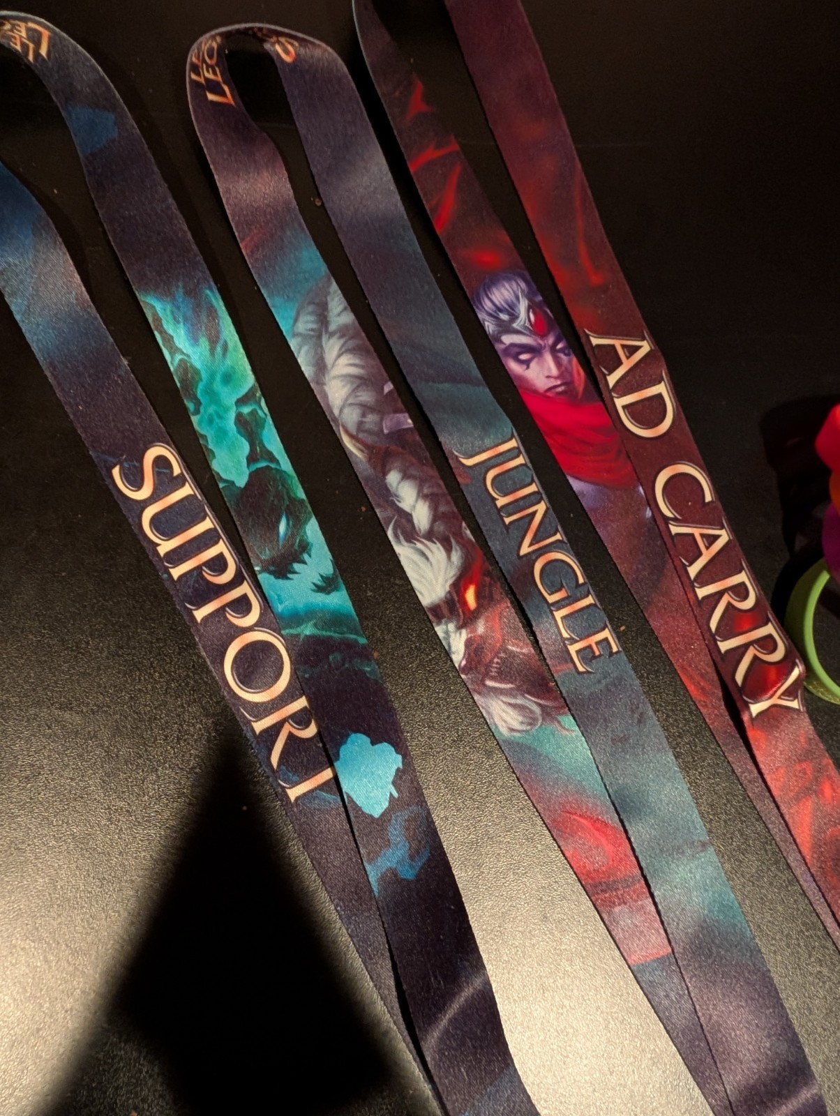 League Of Legends Reversable Lanyards & Wristbands Lot