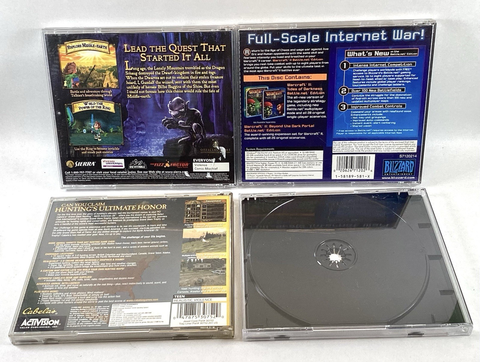 Lot of 8 PC Games 90’s Windows Mac CD-ROM Computer Games Discs VGC
