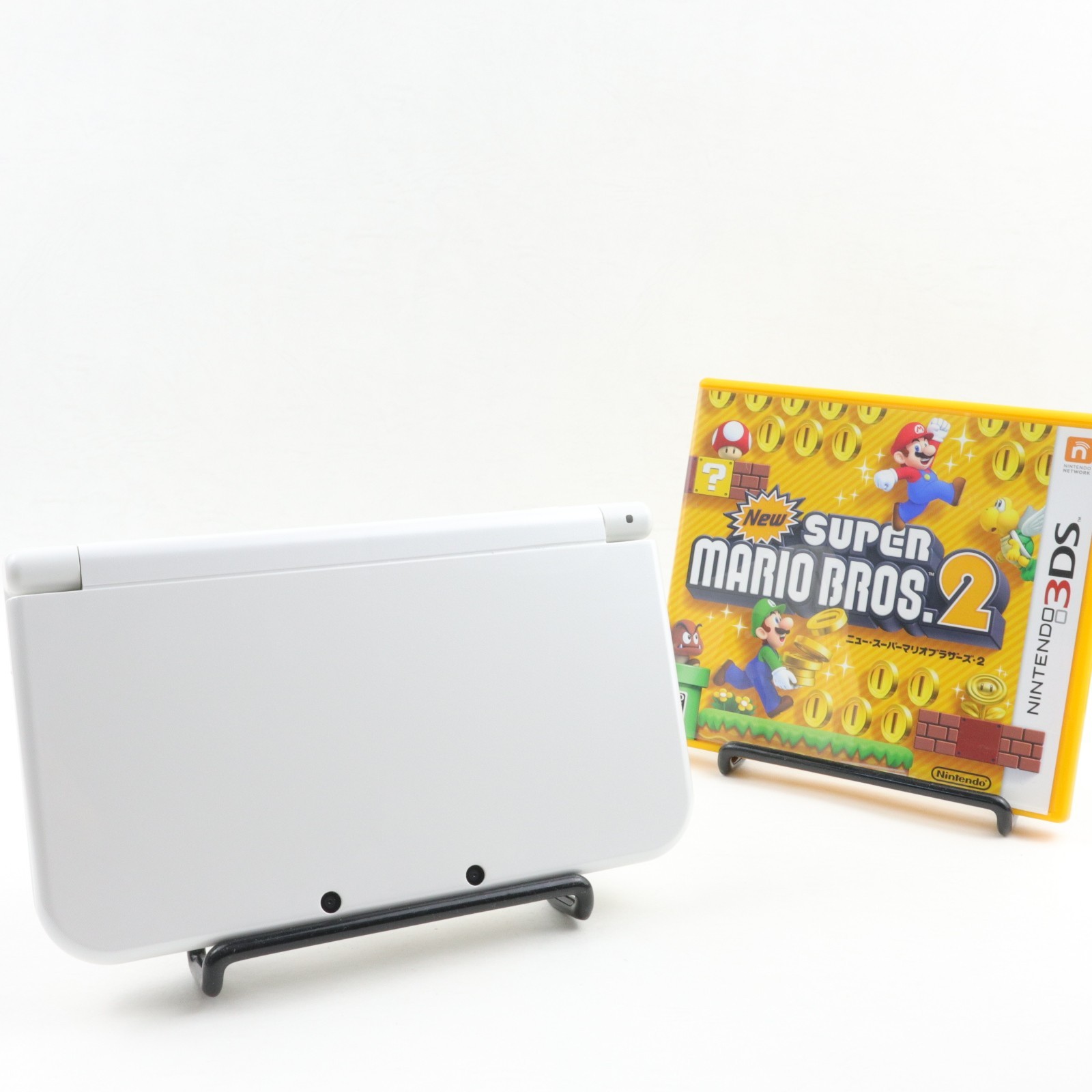 New Nintendo 3DS XL LL Console Pearl White Near Mint / Region Free