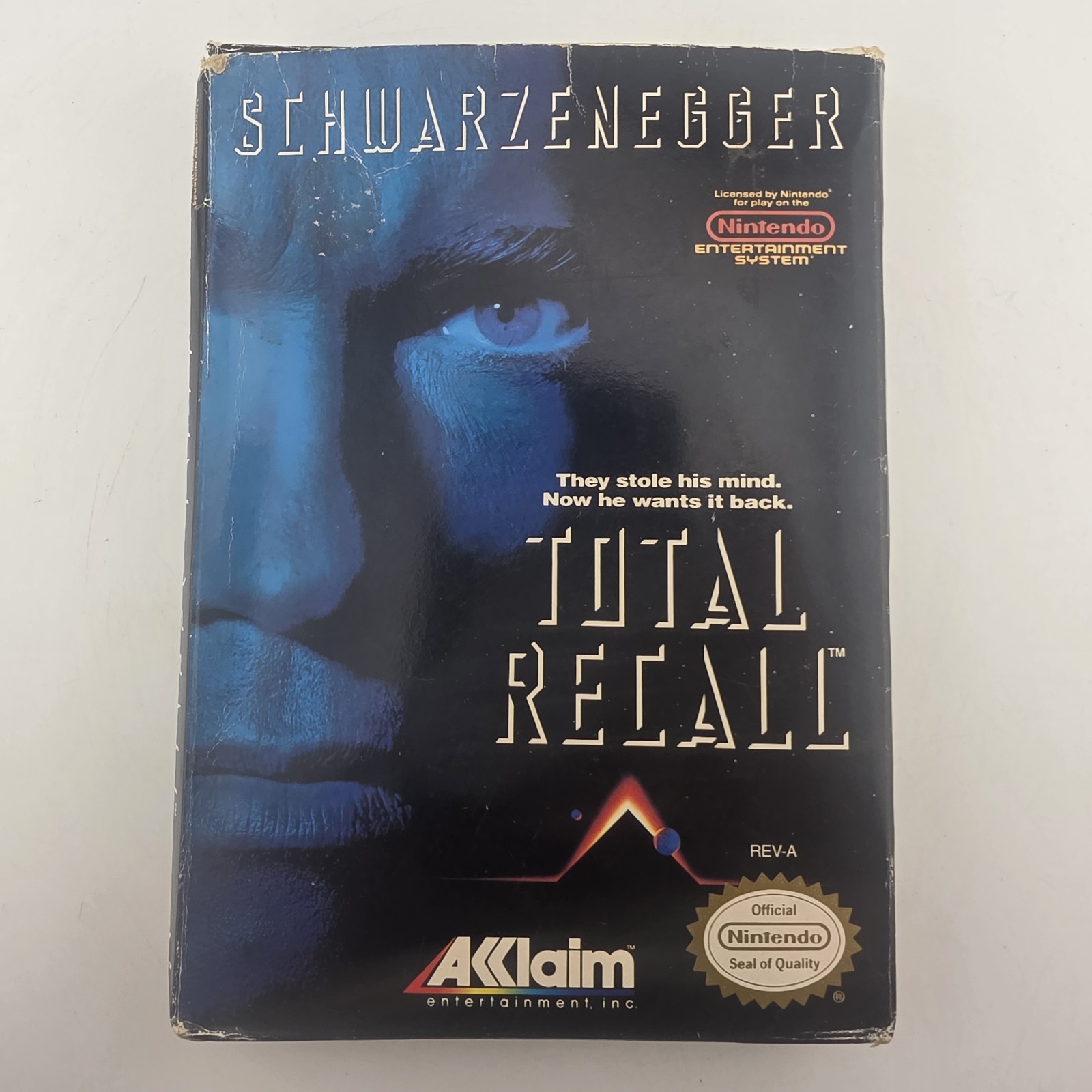 Total Recall – Box Only – Nintendo Entertainment System Nes (No Game)
