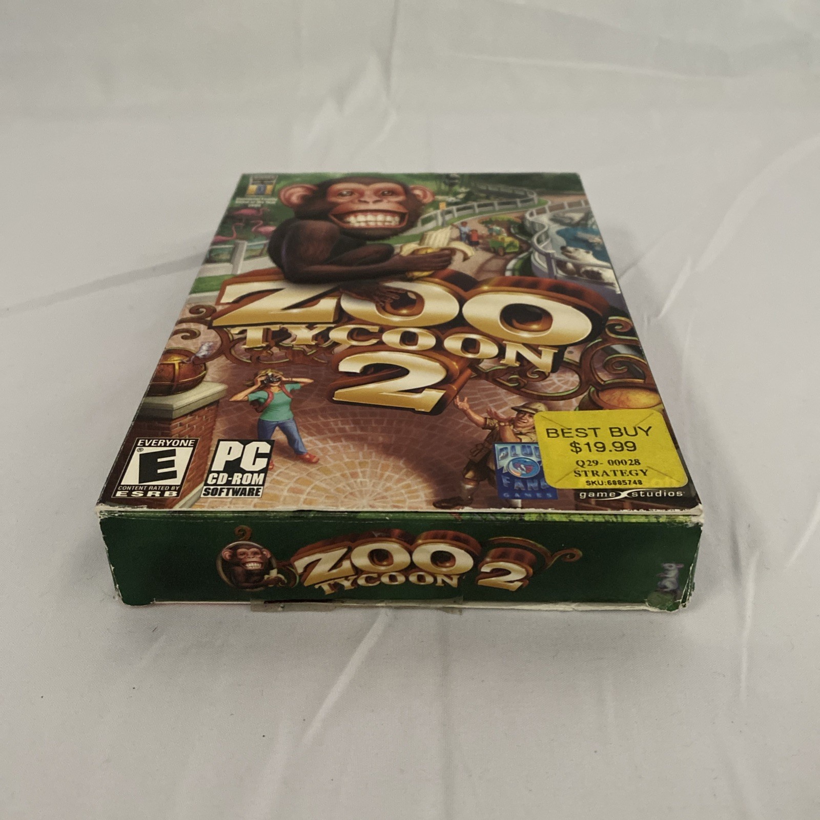 Zoo Tycoon 2 (PC, 2004) CD ROM Windows Computer Game – Microsoft – W Box/Manual
