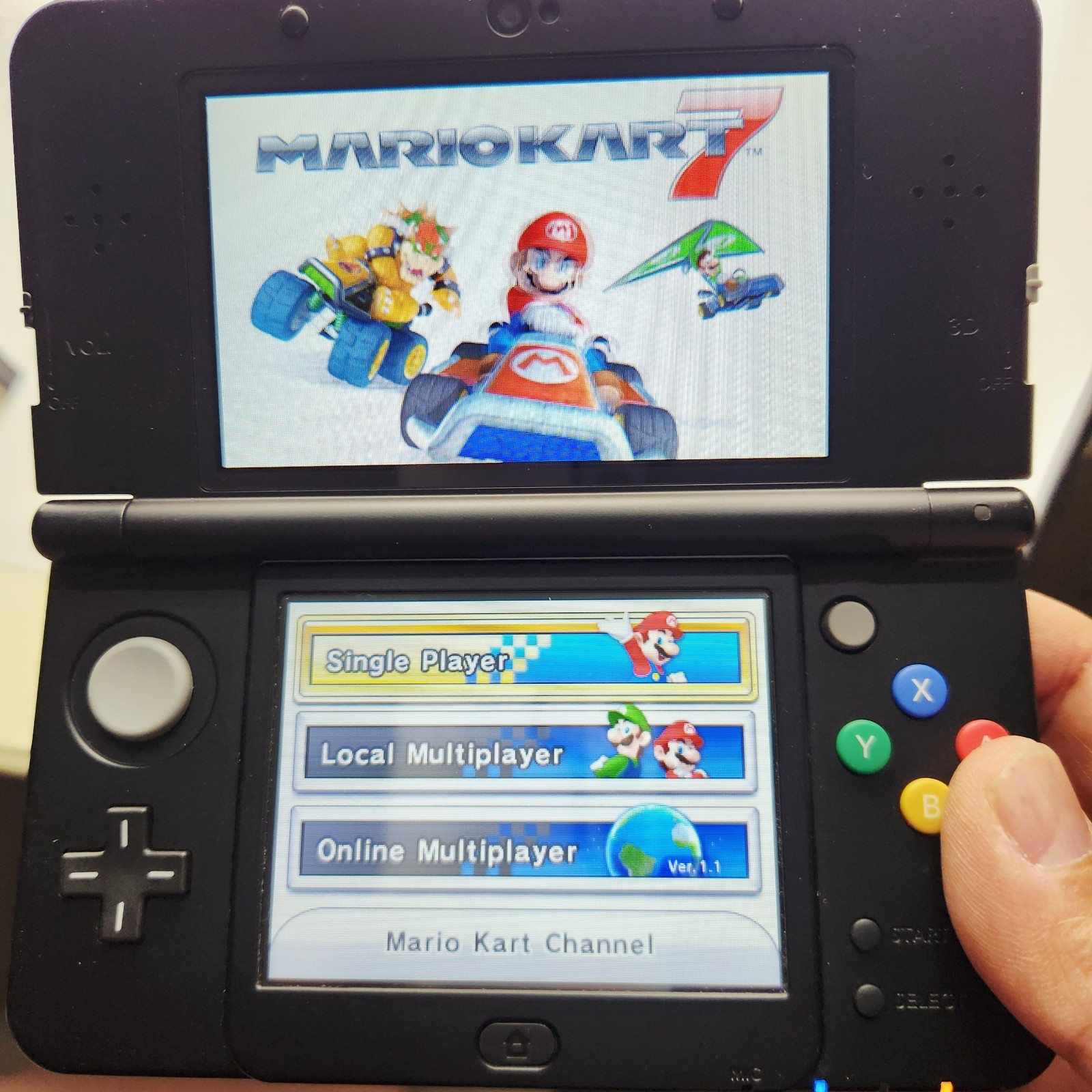 3DS Mario Kart 7 (Nintendo, 2011) W/Manual – Tested & Working