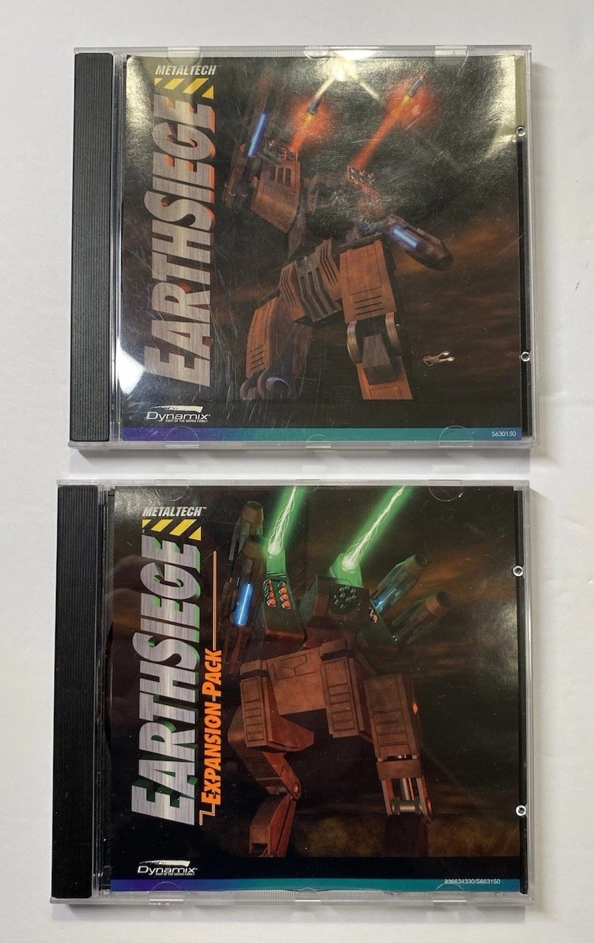 Classic PC Games Comanche Maximum Overkill & Earthsiege W/ Expansion C/W Manuals