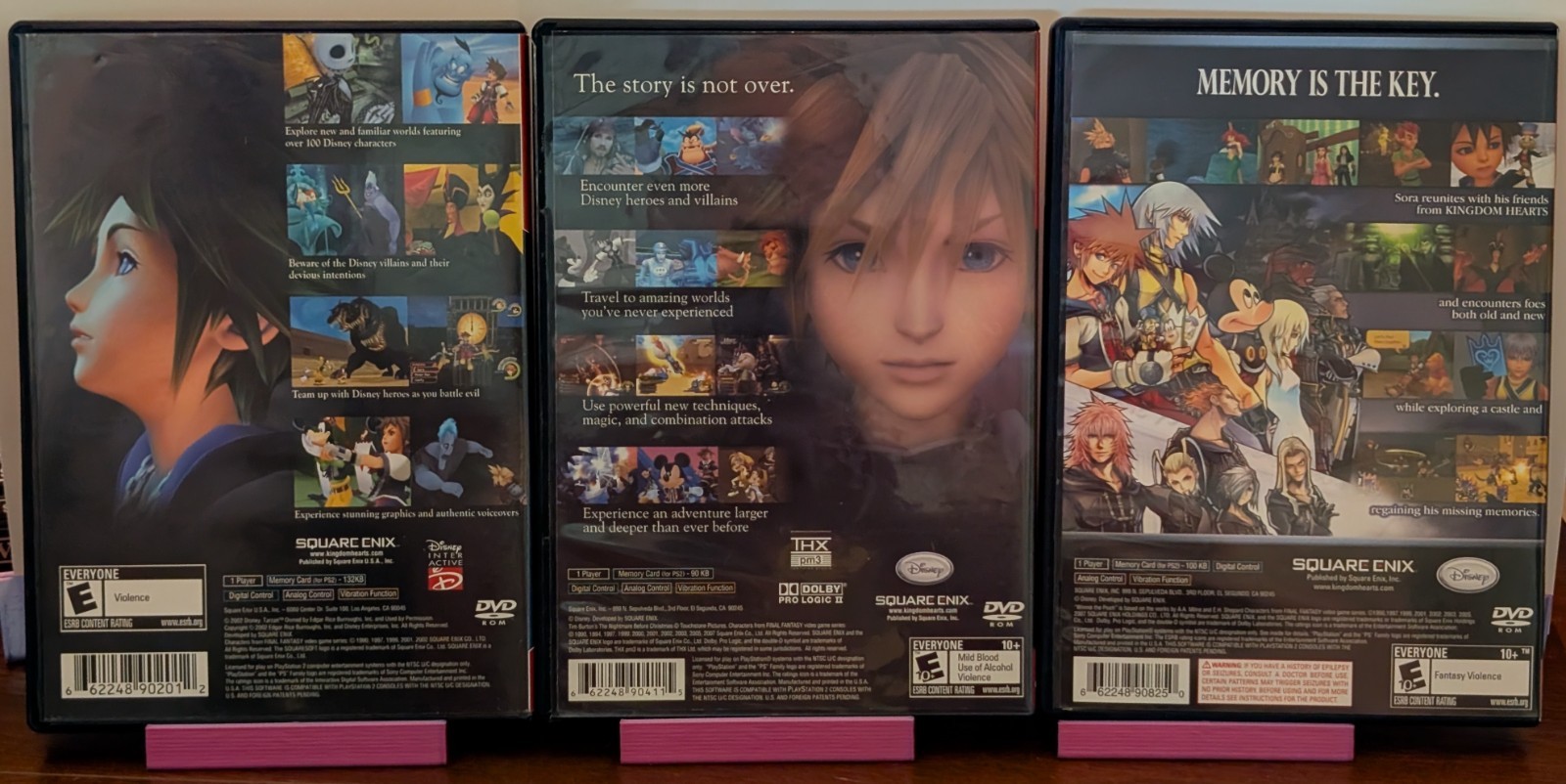 PS2 Kindom Hearts collecion with Collectibles