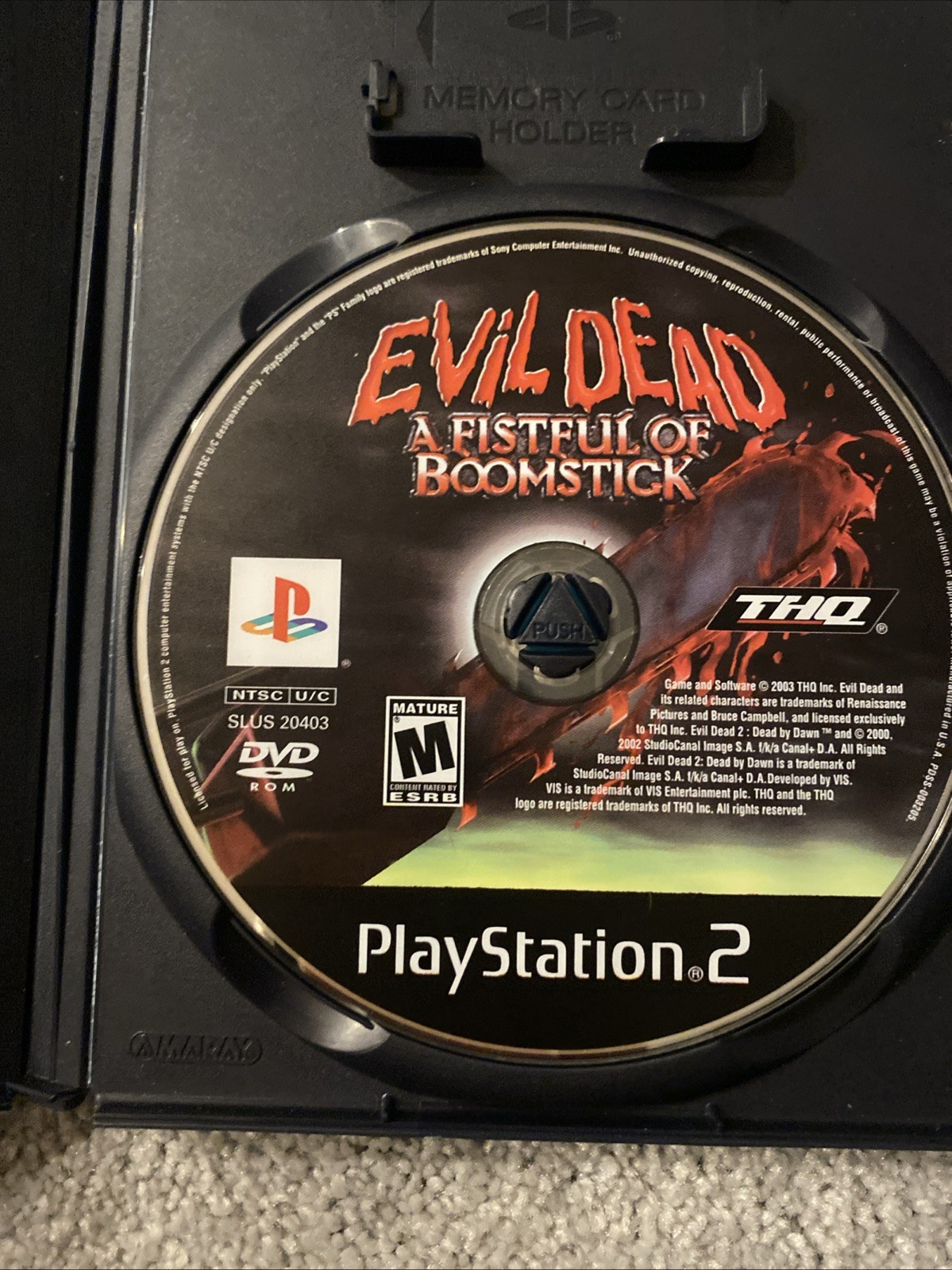 Evil Dead-Fistfull of Boomstick – Sony PlayStation 2 – See Description