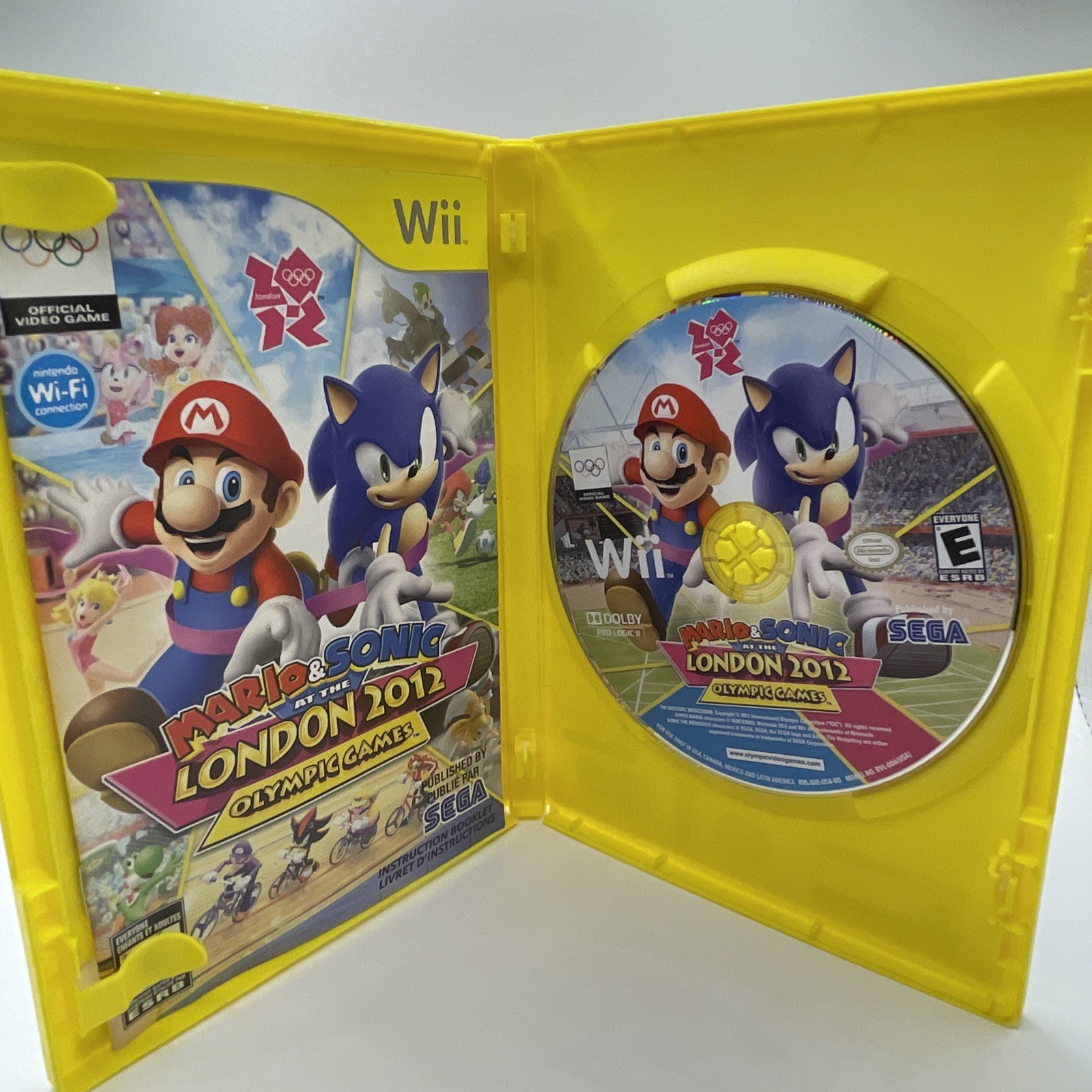 Mario & Sonic At The London 2012 Olympic Games (Nintendo Wii, 2012) Complete