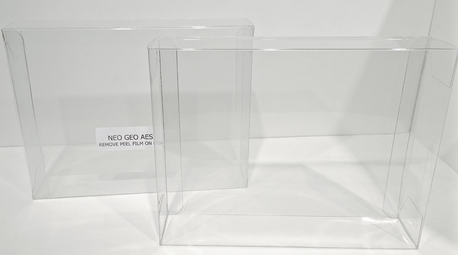 15 Box Protectors for NEO GEO AES Game Boxes Standard / Clamshell Display Cases