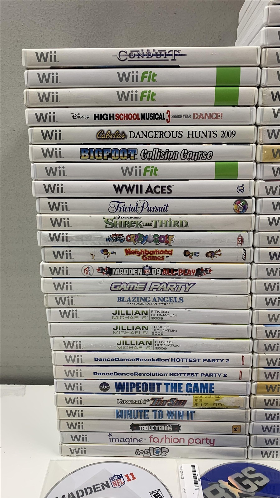 Lot of 181 Nintendo Wii Games Mixed Titles Bulk Wholesale Tested Working