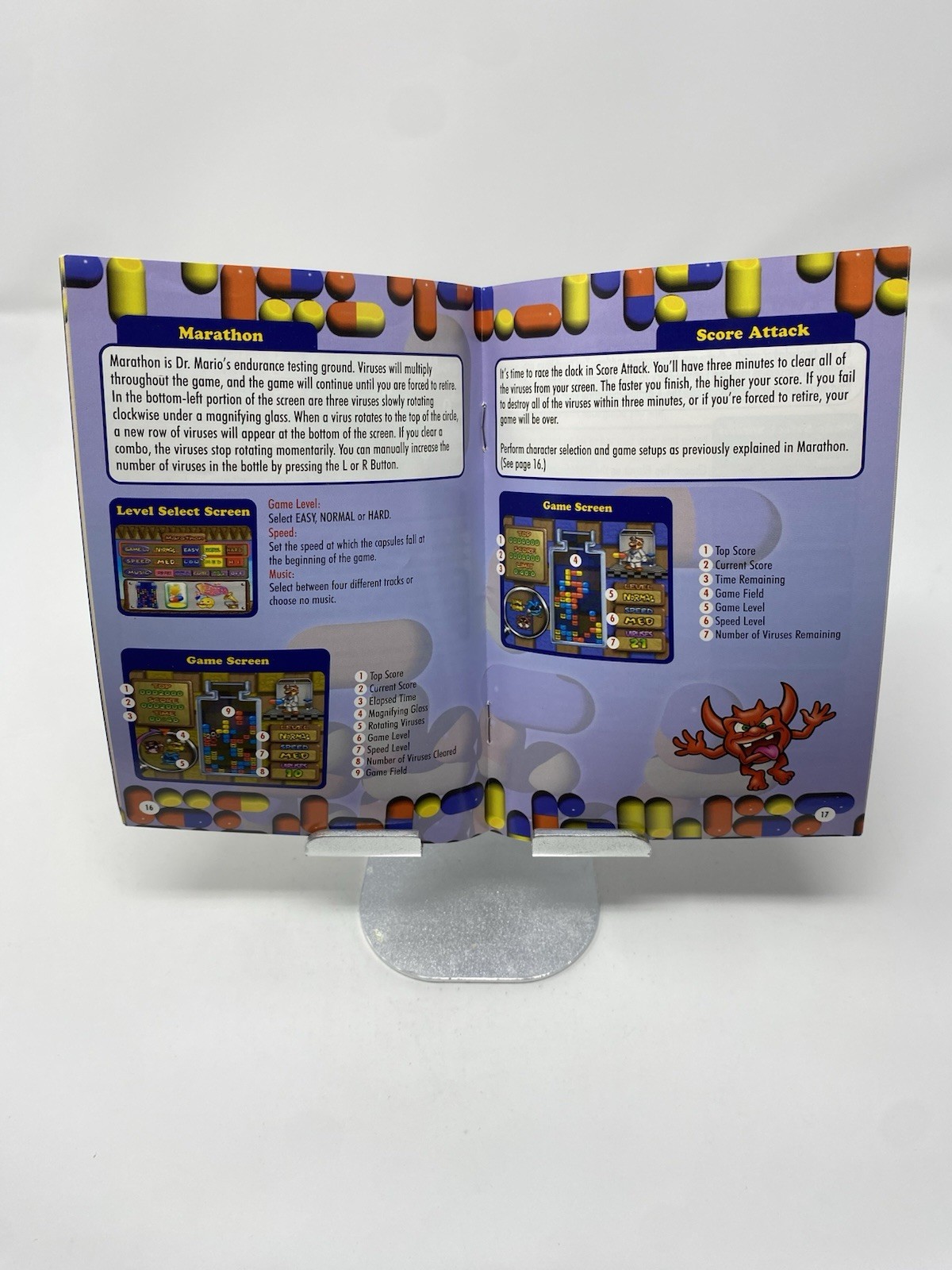 Dr. Mario 64 N64 Game Box Manual Complete Authentic Nintendo