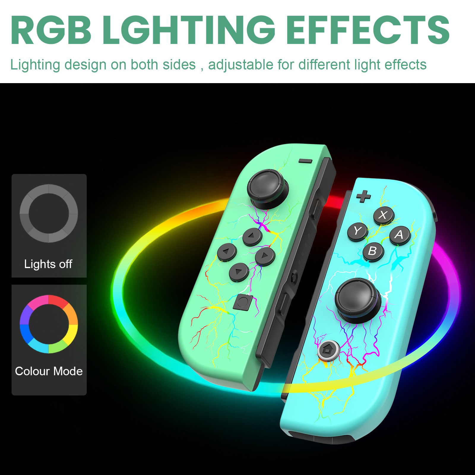 For Nintendo Switch Joy-con-Controller Left w/ Right Wireless Gamepad 1-Pair