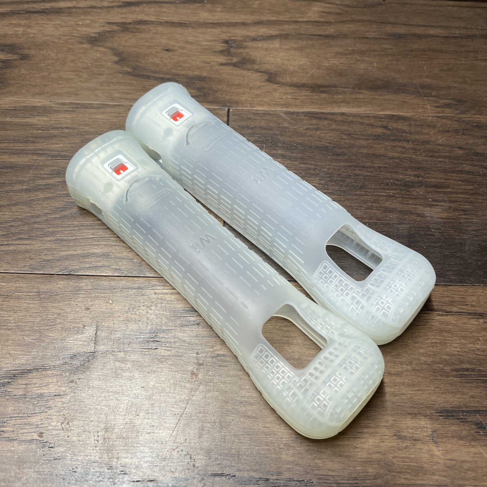 (Lot Of 2)White Motion Plus Adapter NINTENDO WII Official OEM Genuine w/ Sleeve!