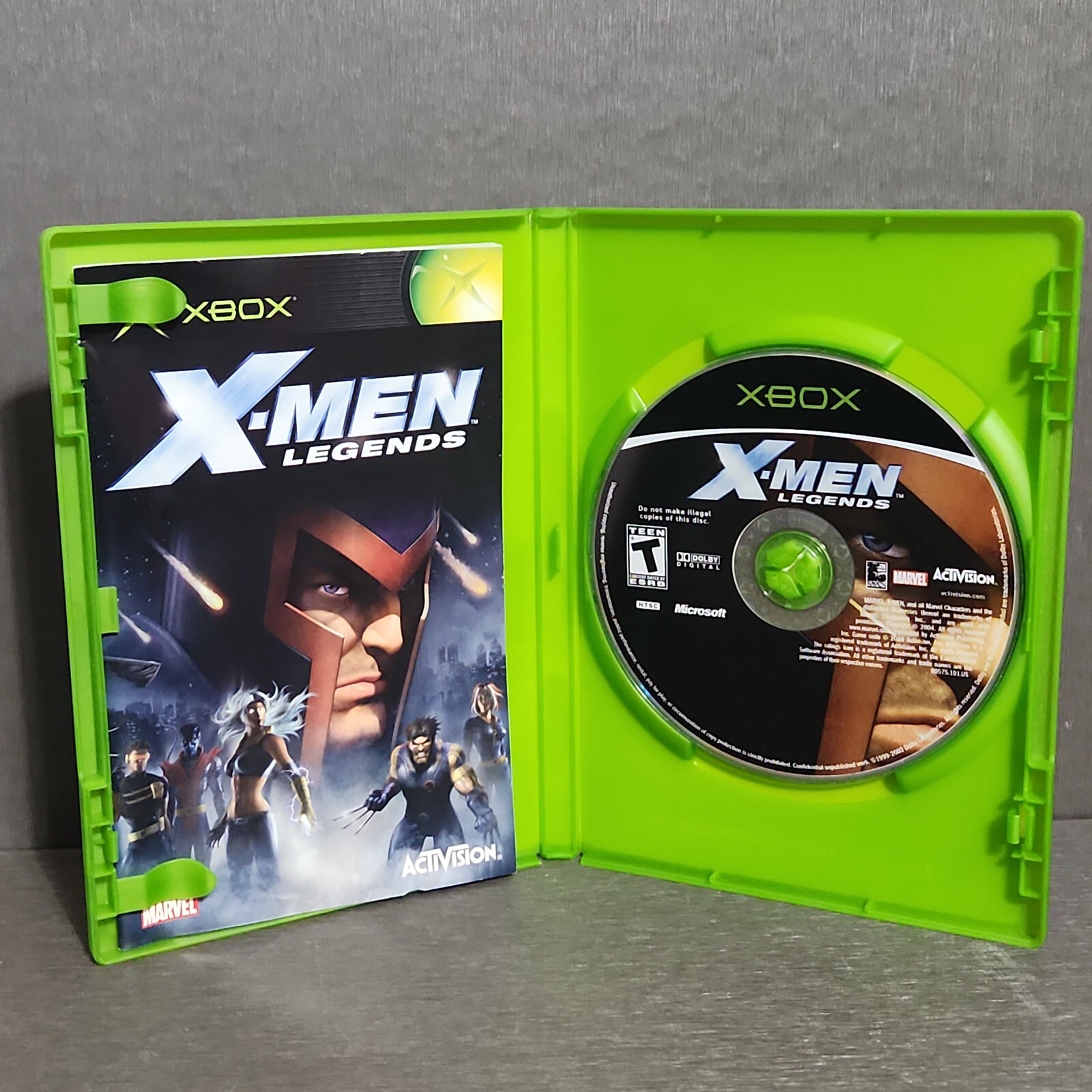 X Men Legends XBOX Game CIB Original