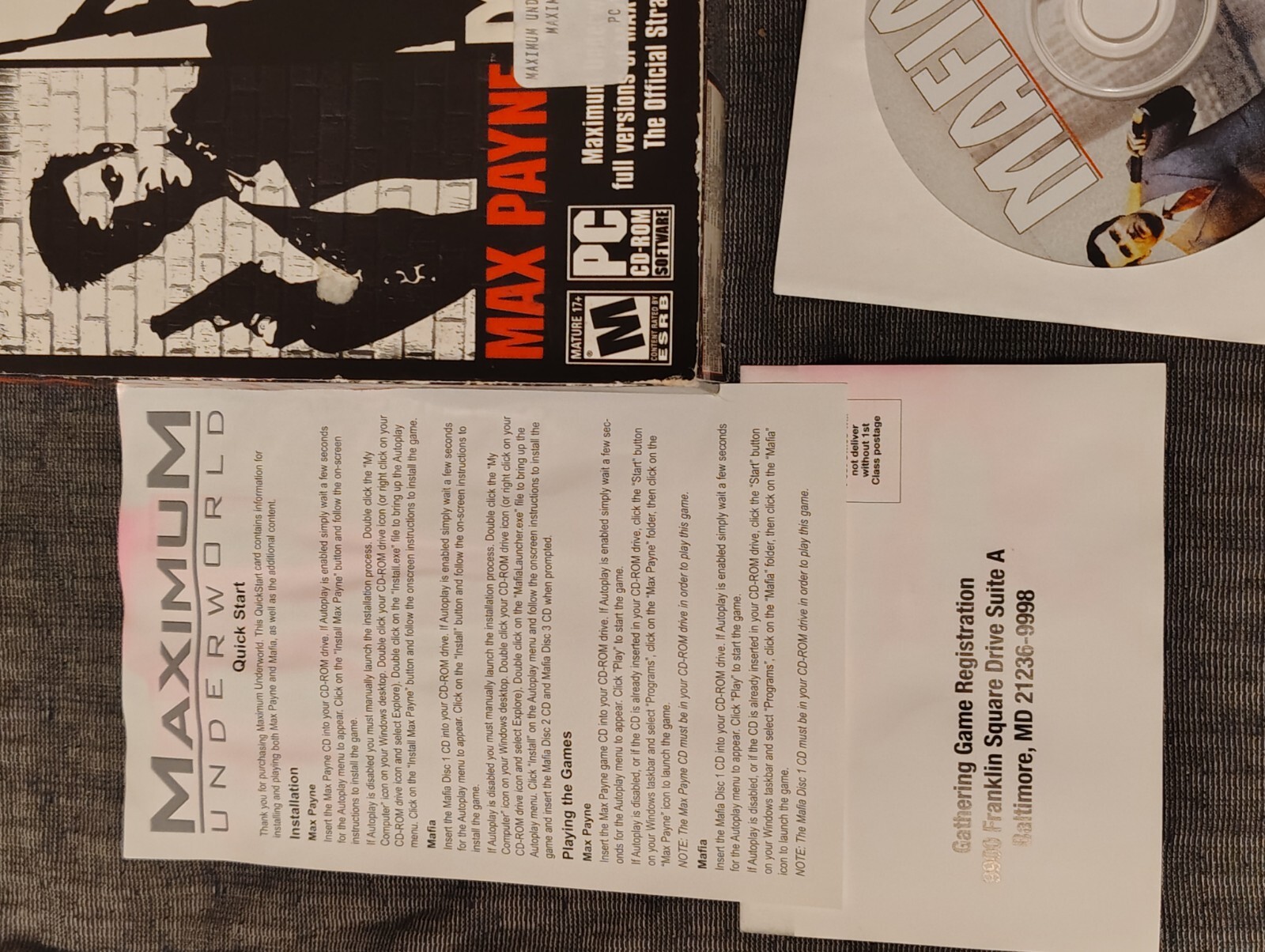 Max Payne / MAFIA Bundle: Maximum Underworld Big Box PC (Windows PC) 5 Disc Set