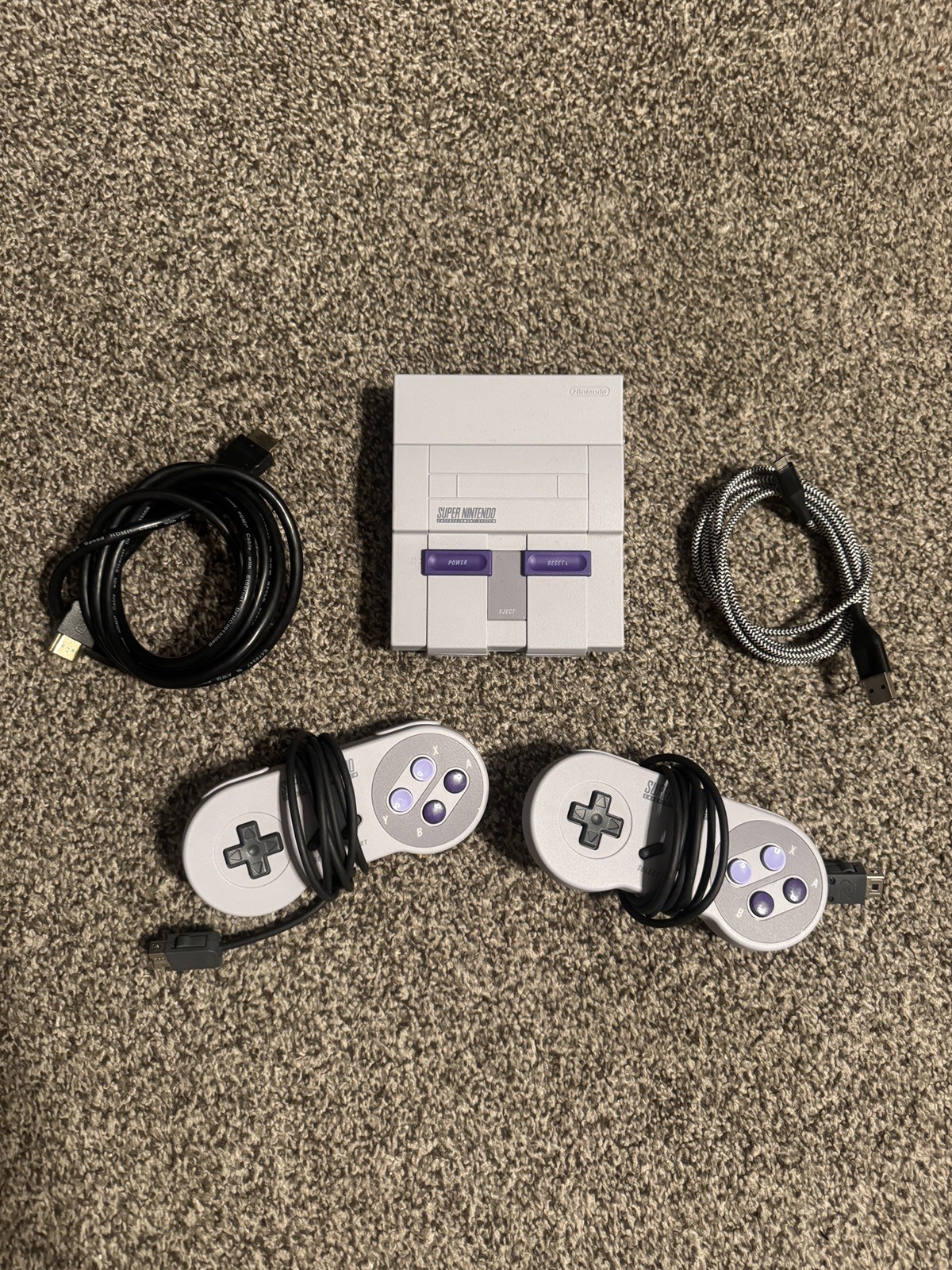 SNES CLV-201 Super Nintendo Entertainment System Classic Edition Mini Console