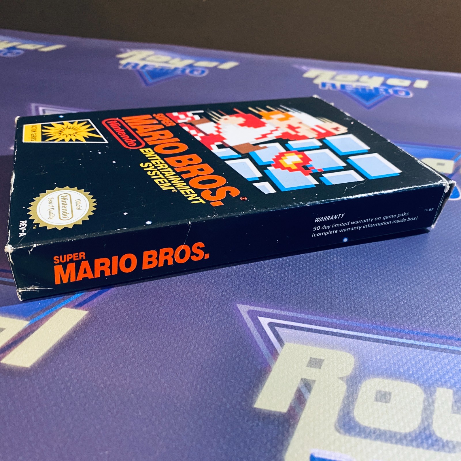 Super Mario Bros (Nintendo NES, 1985) CIB Complete In Box Oval NES 5-Screw REV-A
