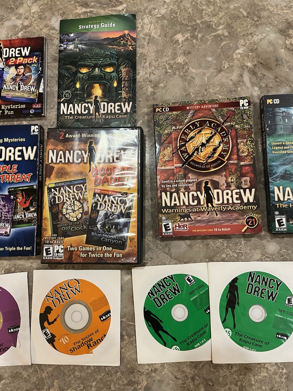 Lot of 15 Her Interactive Nancy Drew PC games