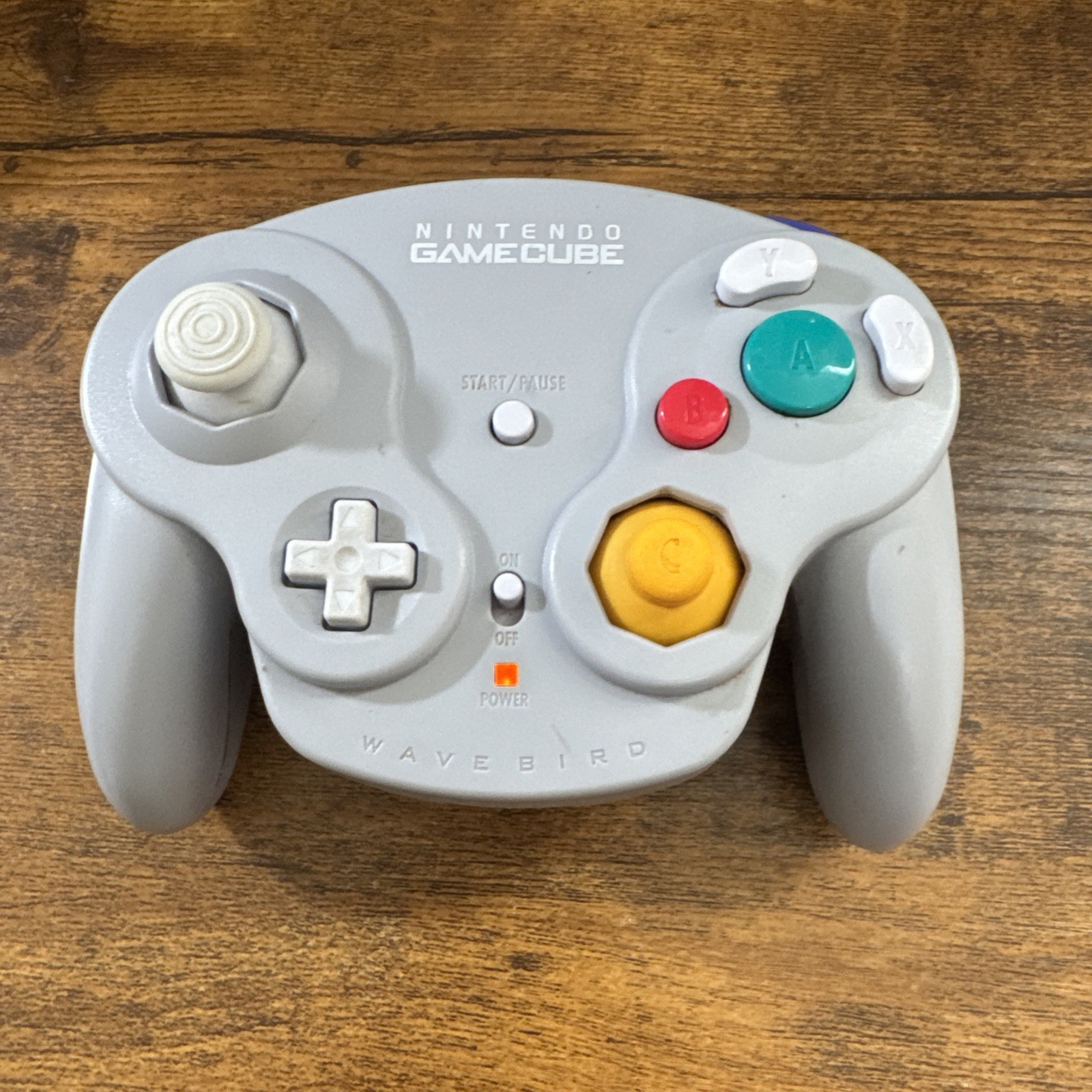 Nintendo GameCube Wavebird controller only NO receiver DOL-004 WORKS
