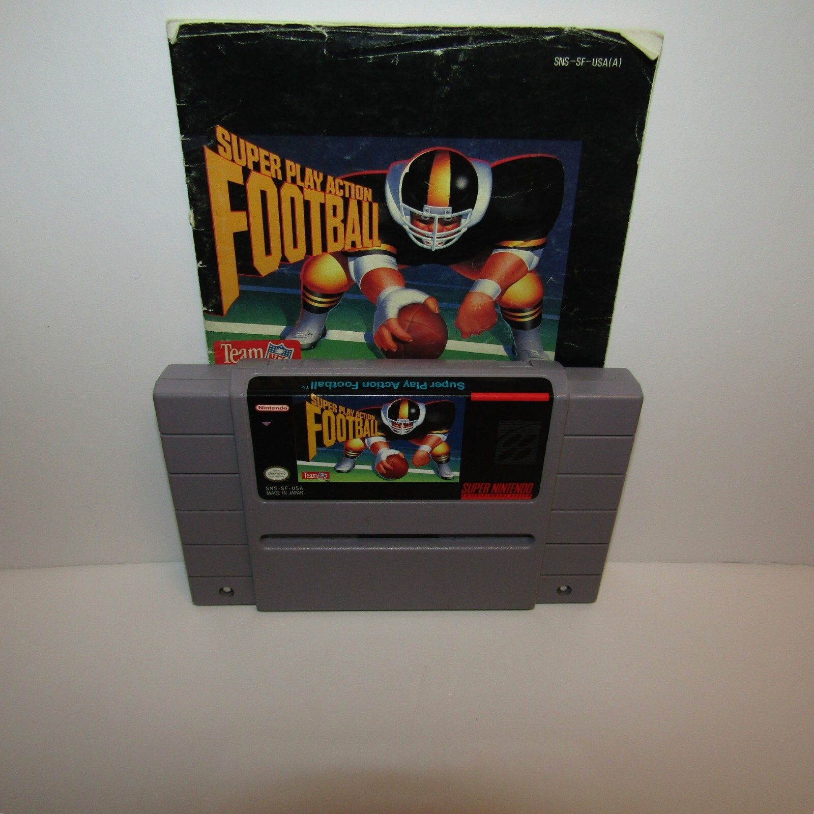 Super Play Action Football Team NFL Super Nintendo w/ Manual Tested & Working
