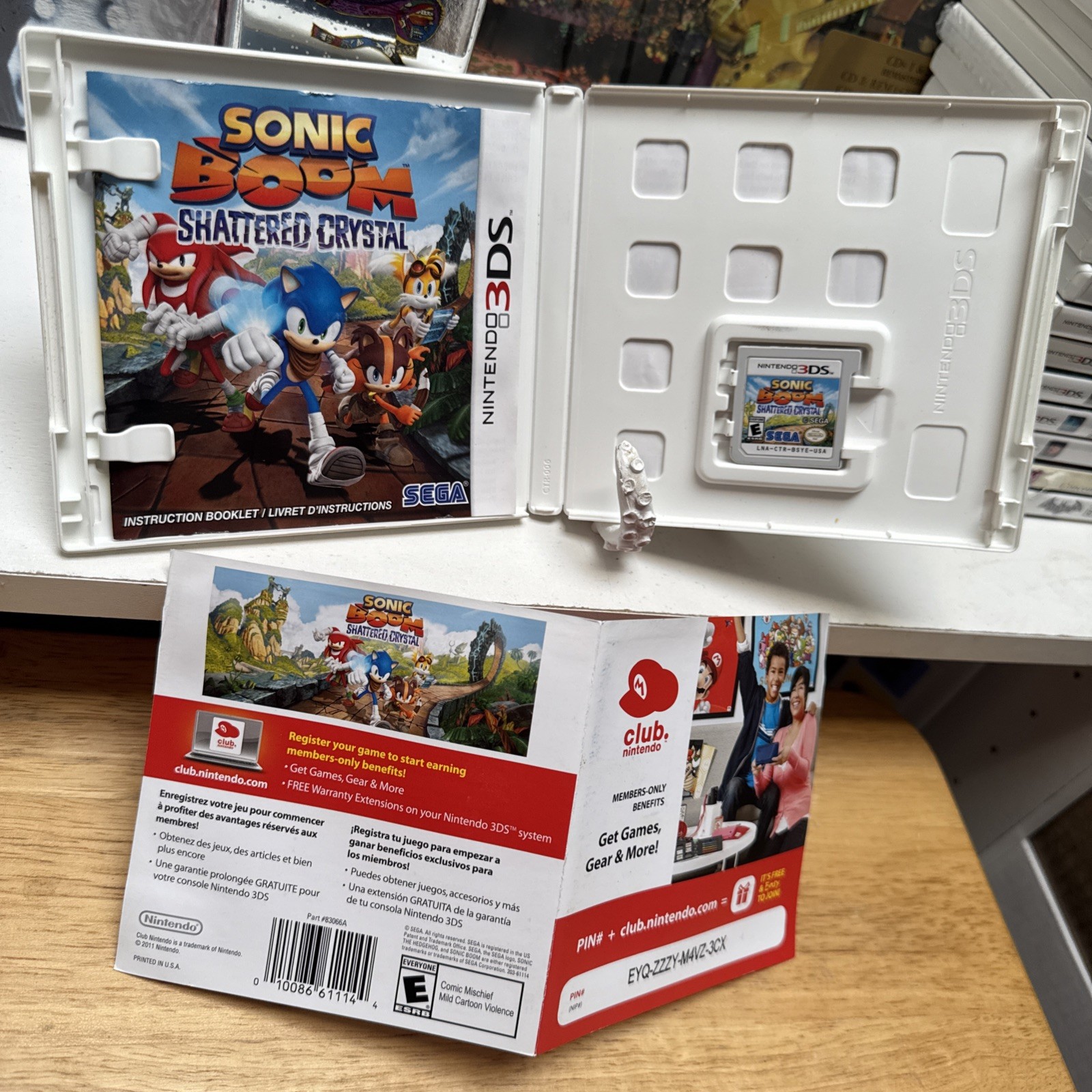 Sonic Boom: Shattered Crystal (Nintendo 3DS) *CIB COMPLETE!! ~ 2014 Sega