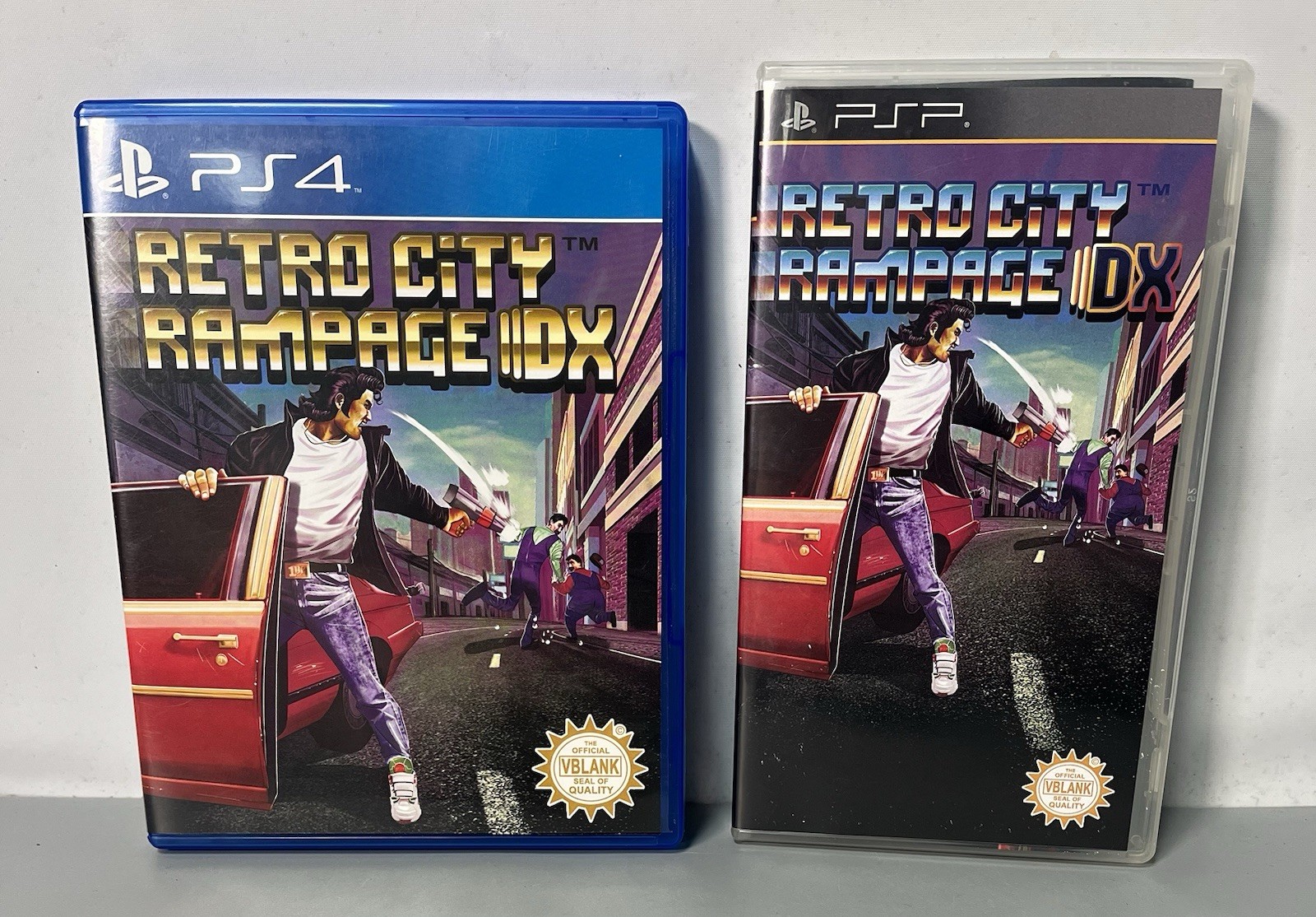 Retro City Rampage DX VBlank PlayStation 4 PS4 and PSP Portable Case