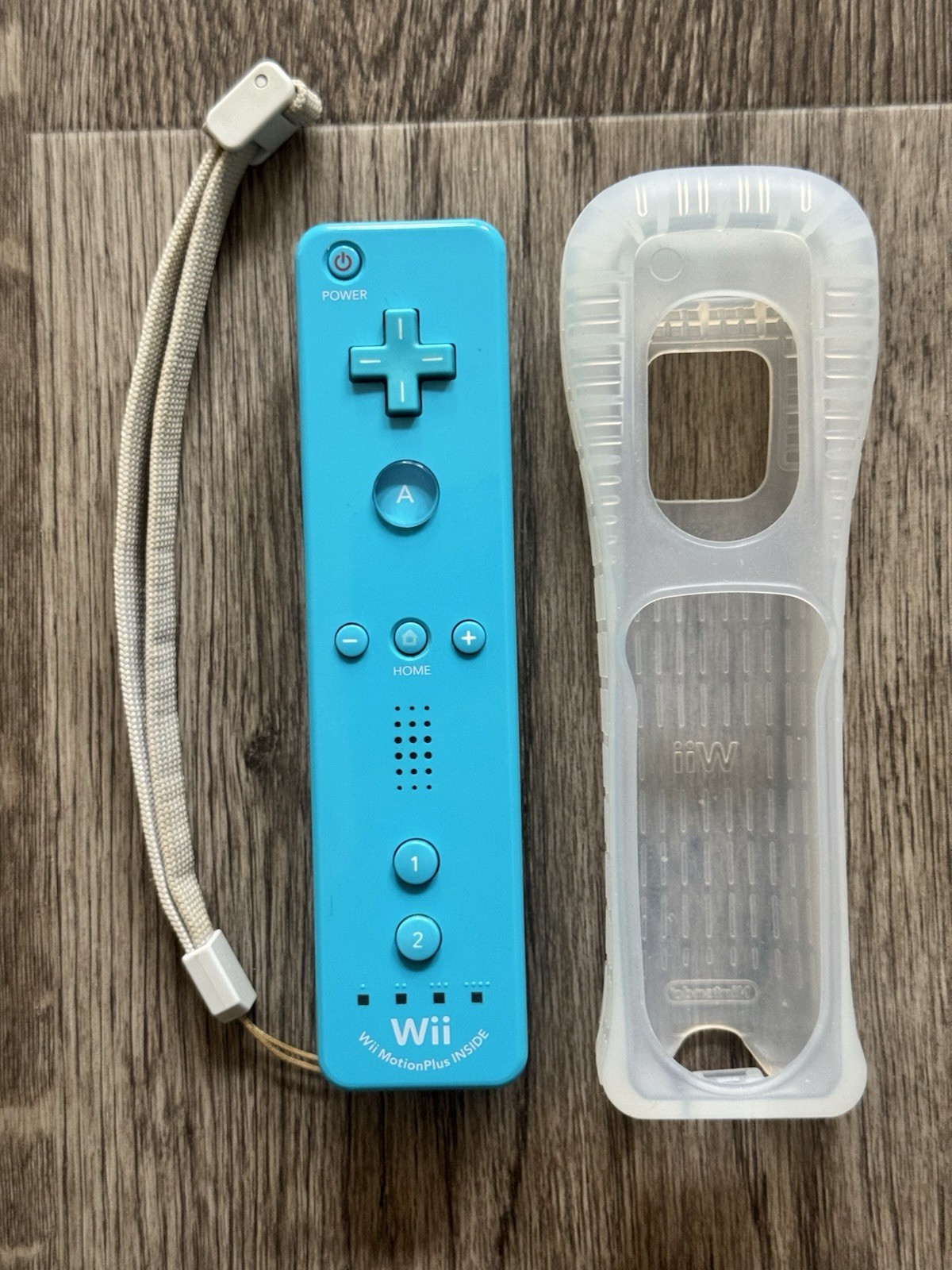 Nintendo Wii Motion Plus OEM Remote Controller Wiimote RVL-036 Blue Tested!
