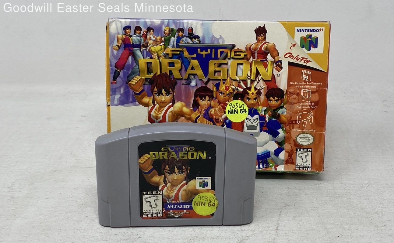 Flying Dragon Video Game w/ Box for Nintendo 64 – Tested