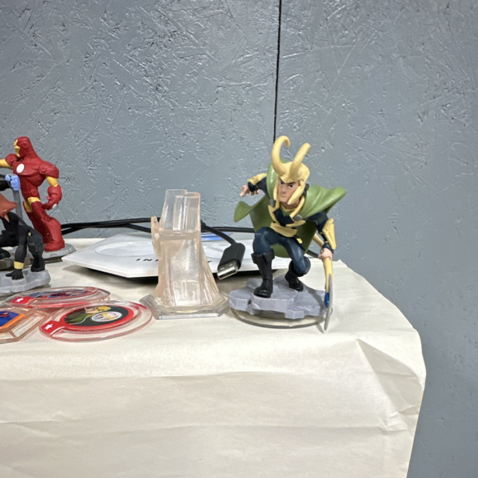 Disney Infinity Marvel Character Figure Pack Captain America Iron Man Thor Loki