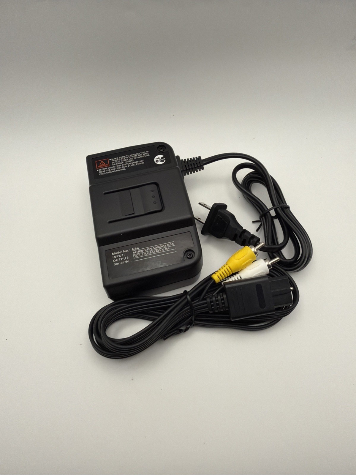 Nintendo 64 N64 Console Bundle with Expansion Pak OEM Black Controller & Hookups