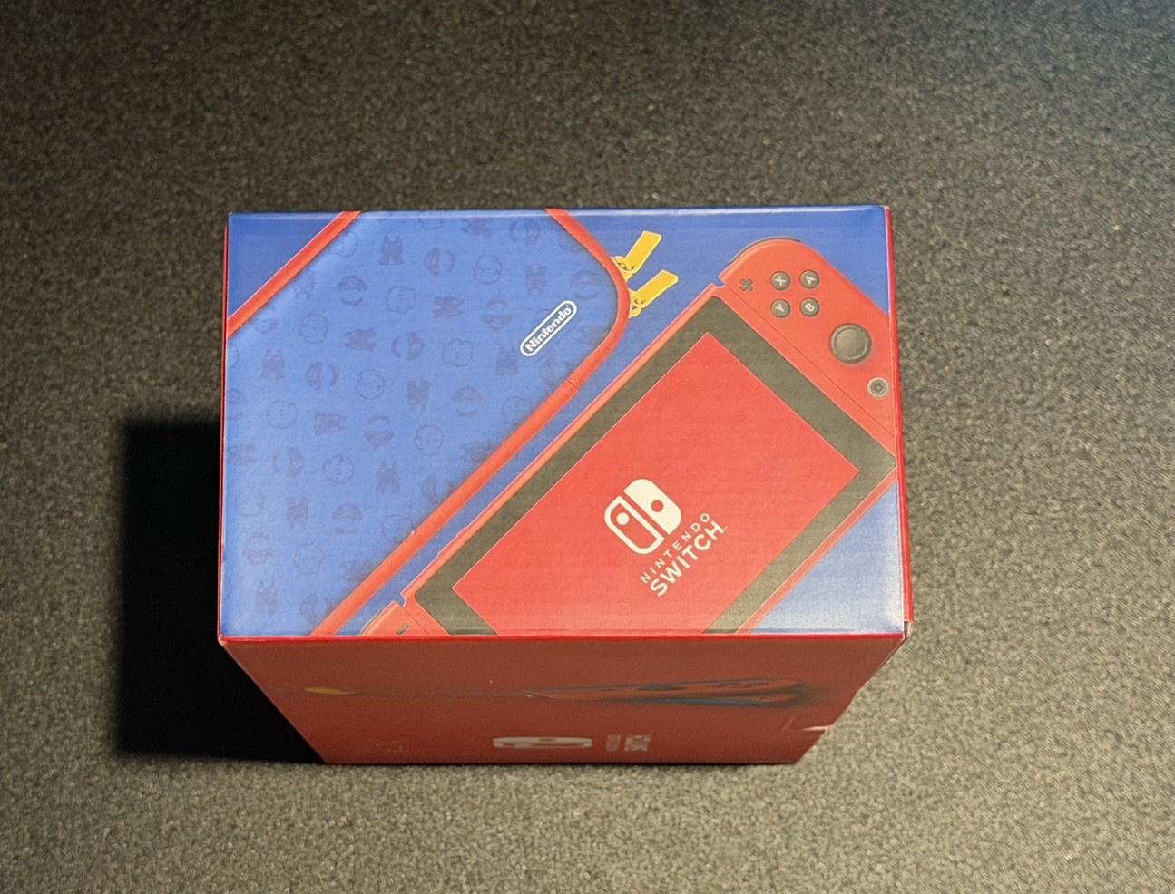 Nintendo Switch Console HAC-001(-01) Mario Red & Blue Edition 32GB New Sealed