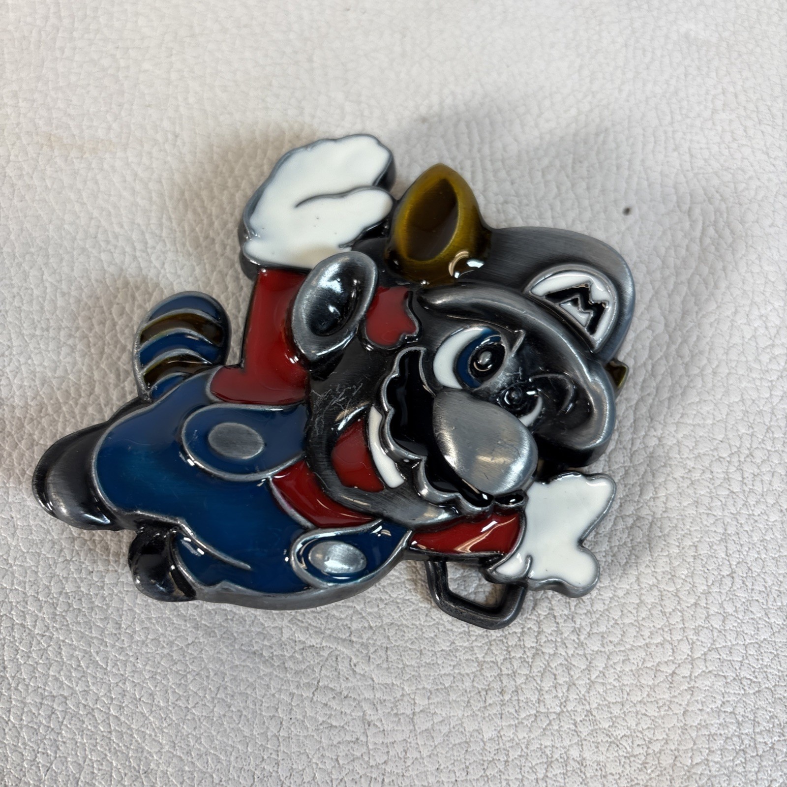 Mario Flying Squirrel Belt Buckle Super Mario Bros U Deluxe Game -B20