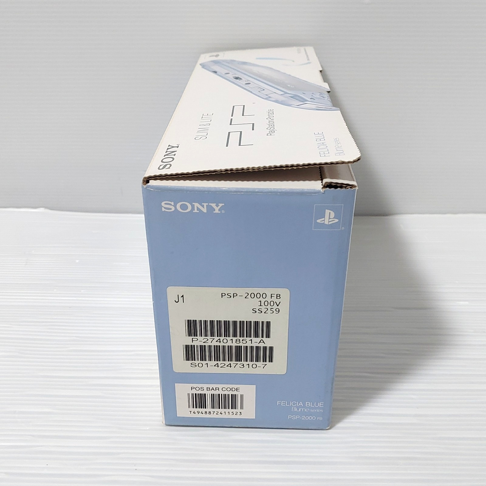 Sony PSP 2000 Felicia Blue Console with box 4GB Tested Import Japan