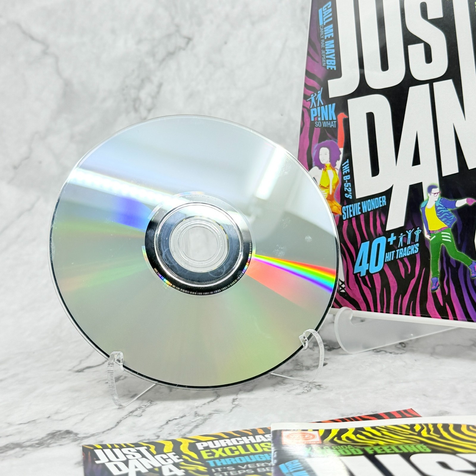 Just Dance 4 & 2014 Bundle (Nintendo Wii) Lot of 2 Games Tested & Works