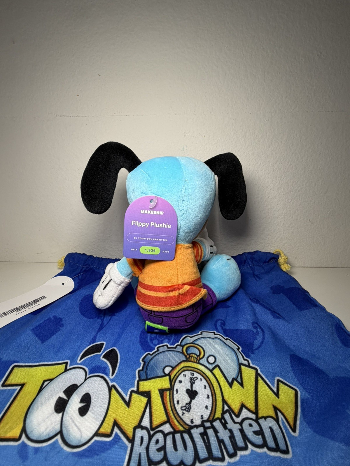 Disney Toontown Rewritten Makeship Flippy Plushie RETIRED/SOLD OUT