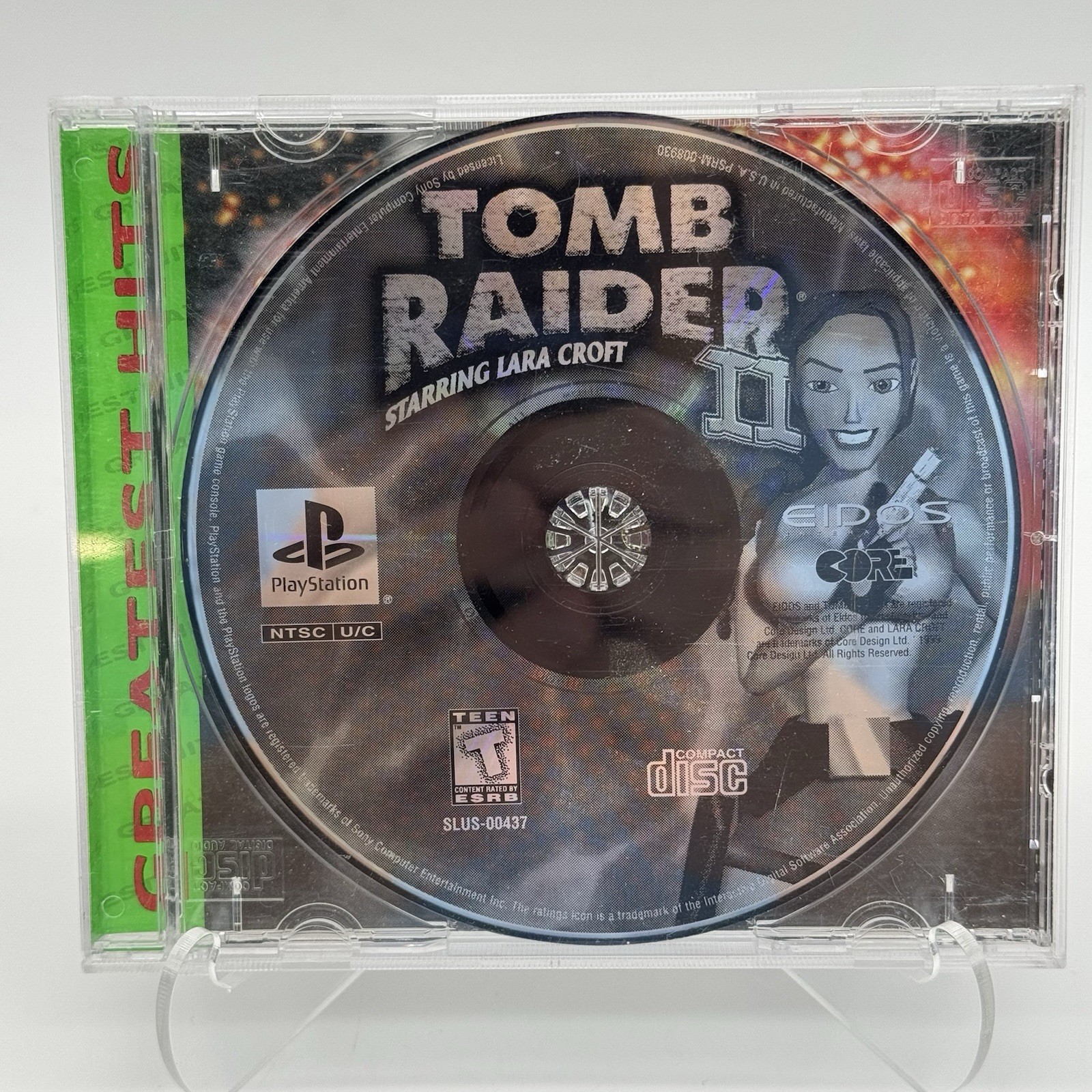 Tomb Raider II – PS1 PlayStation 1 – Refurbished Disc + Case No Manual – Tested