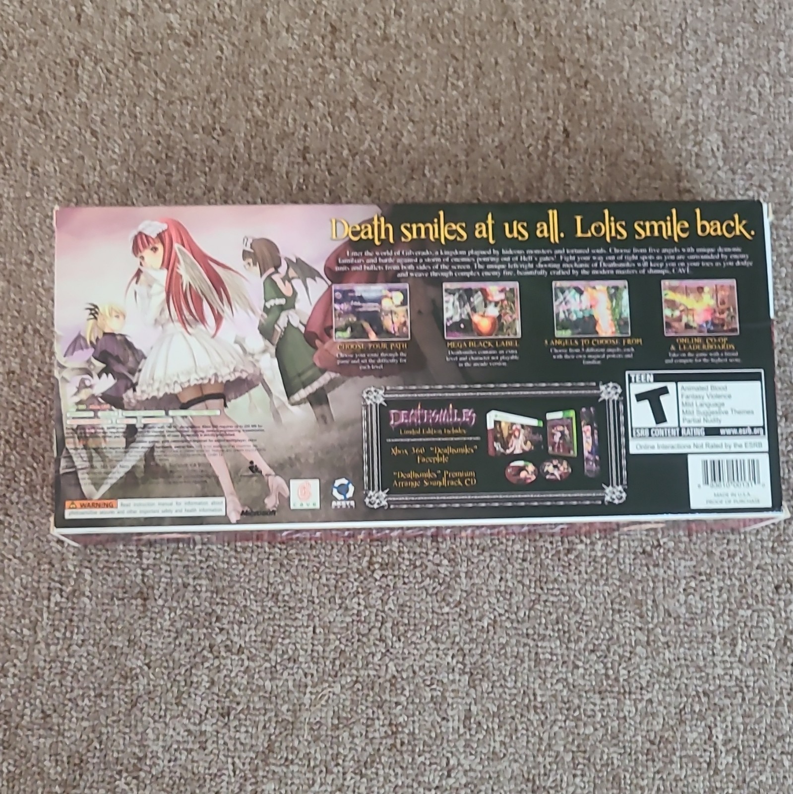 Deathsmiles Limited Edition Shooter Shoot ’em Up (Xbox 360)