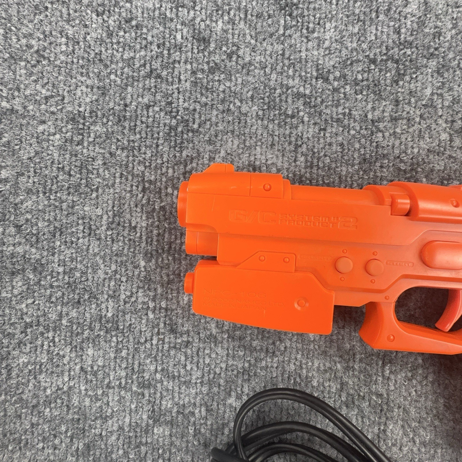 Namco NPC-106 Orange Wired Light Gun Controller for Console (2000)