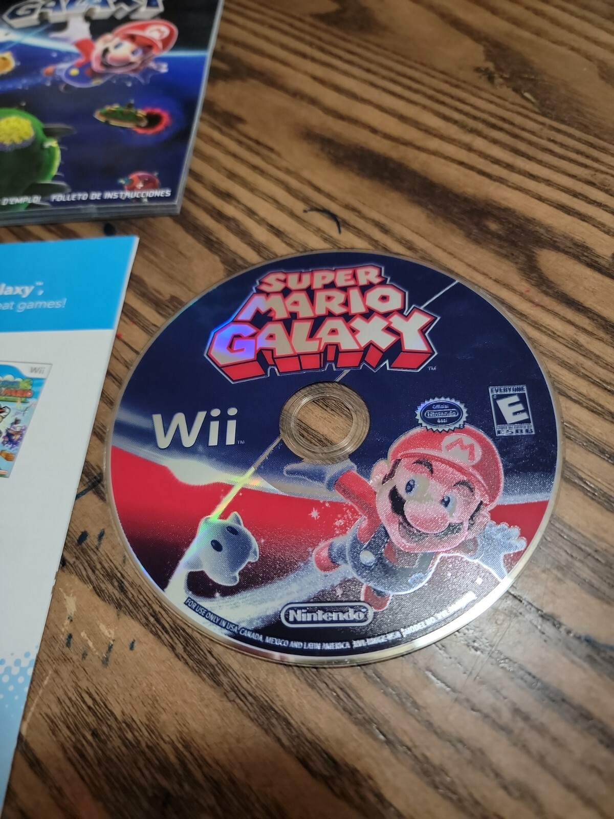 Super Mario Galaxy (Nintendo Wii, 2007) CIB. ACCEPTABLE CONDITION. FREE SHIPPING