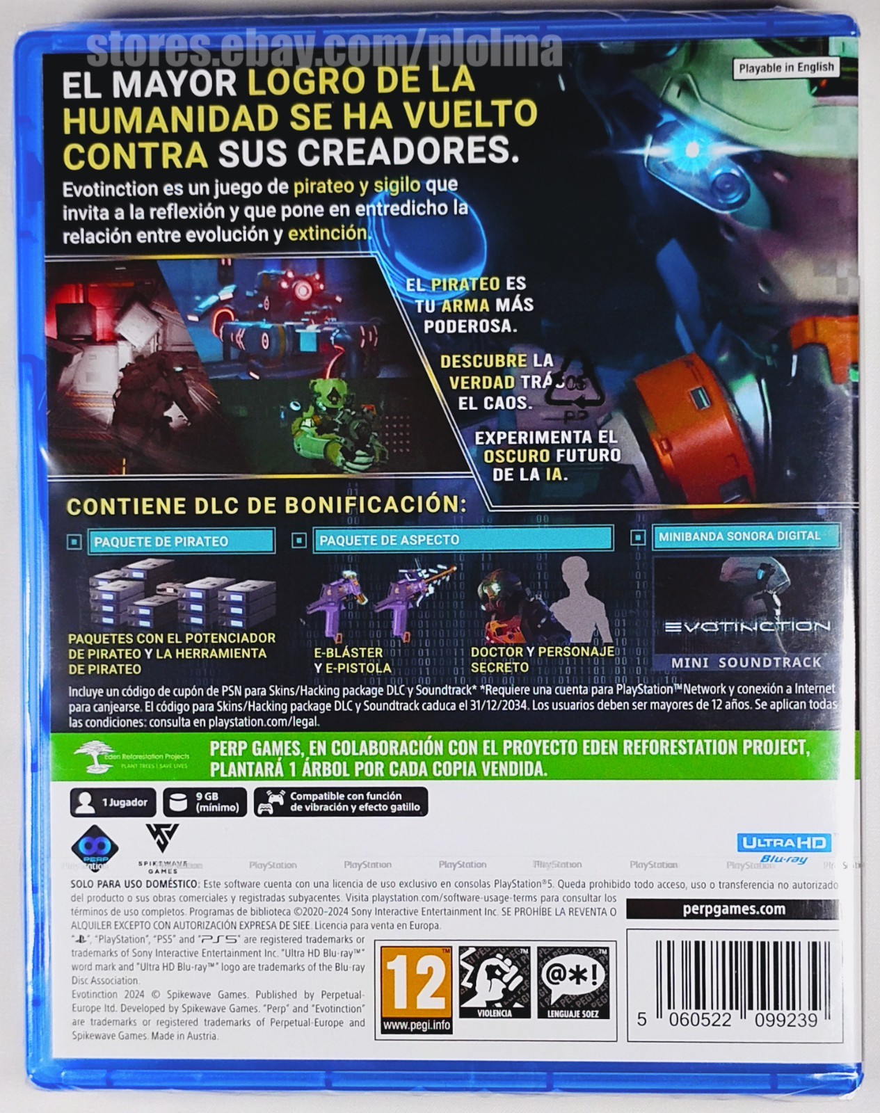 EVOTINCTION Brand New PS5 Game PlayStation 5 EU (Spain) Release, US Seller