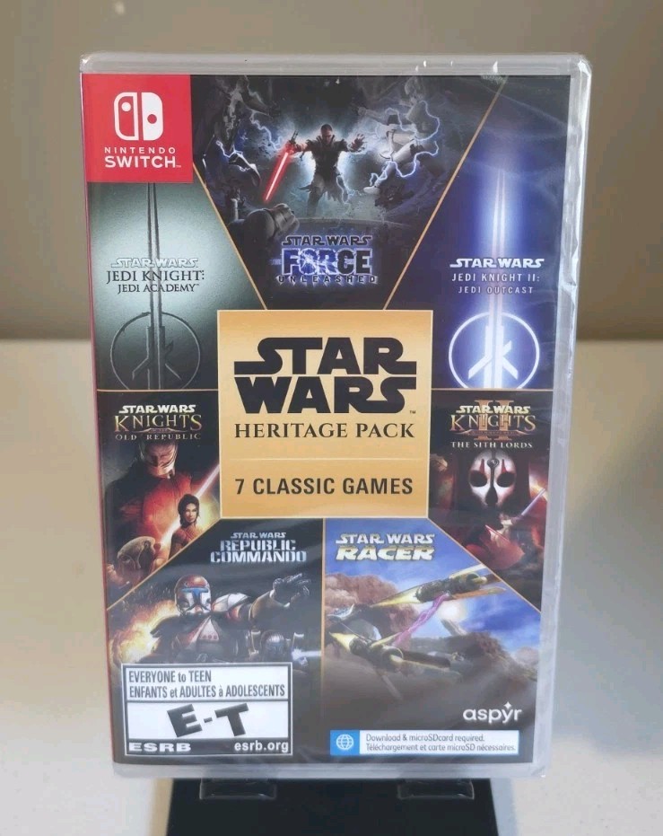Star Wars Heritage Pack – (Nintendo Switch, 2023) New Factory Sealed 7 in 1