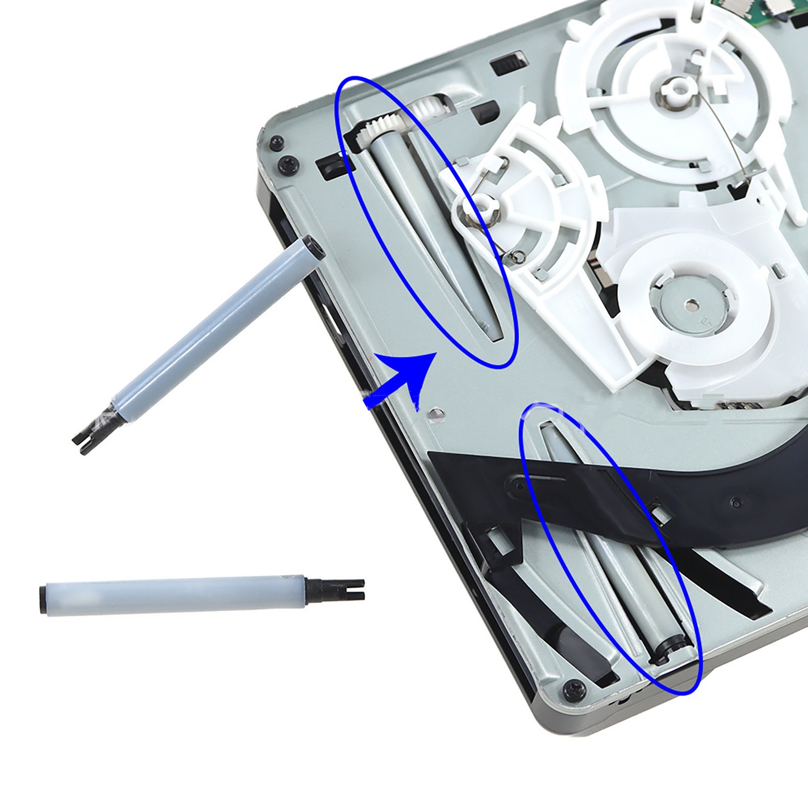 2* Optical Drive Bearing Roll In Out Slide Shaft For Playstation PS5 Repair Part