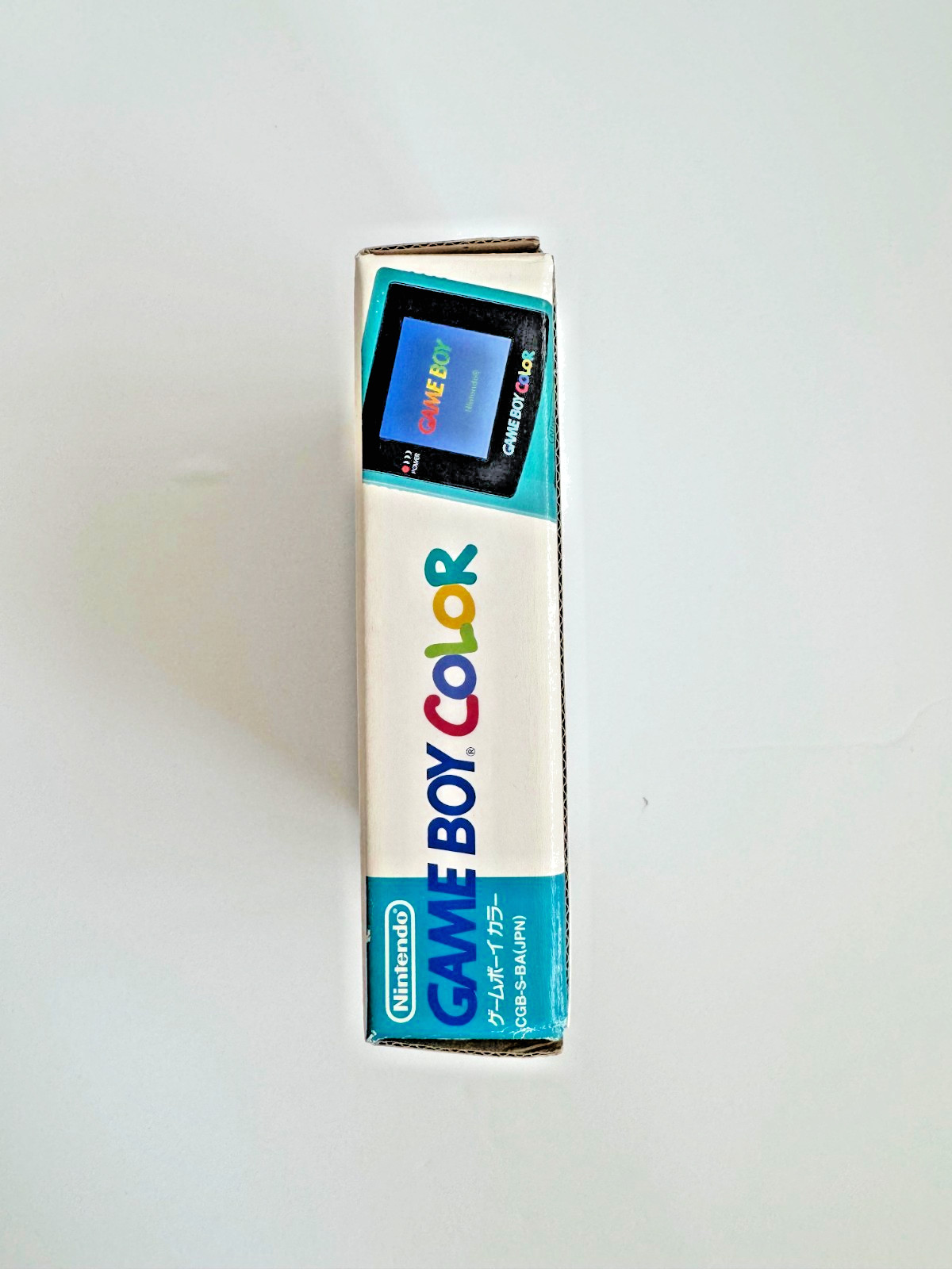 Nintendo Game Boy Color in Light Blue/Teal with Original Box (Tested, Working)