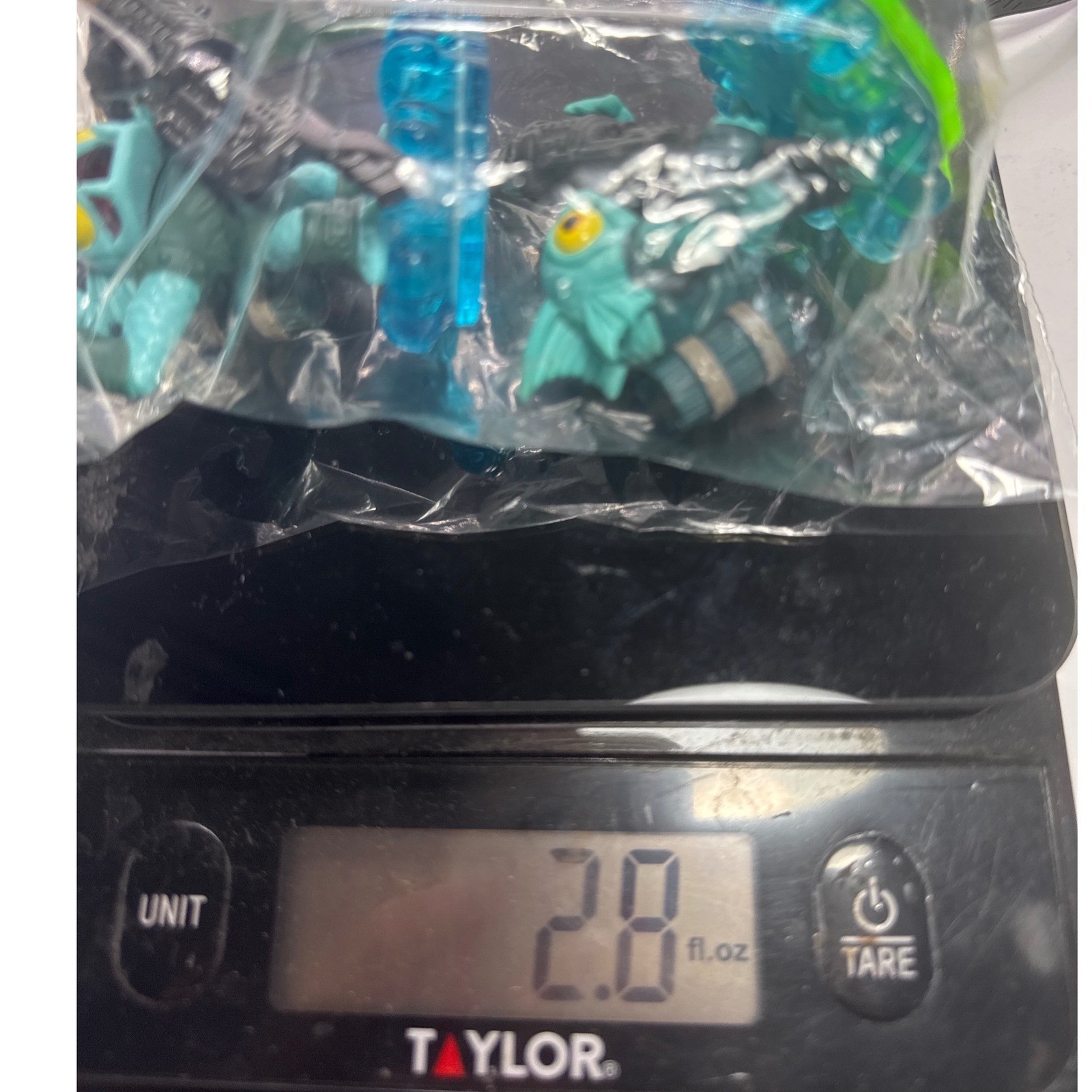 Activision Skylanders Gill Grunt Deep Dive Figures Set 3in Teal Excellent Water